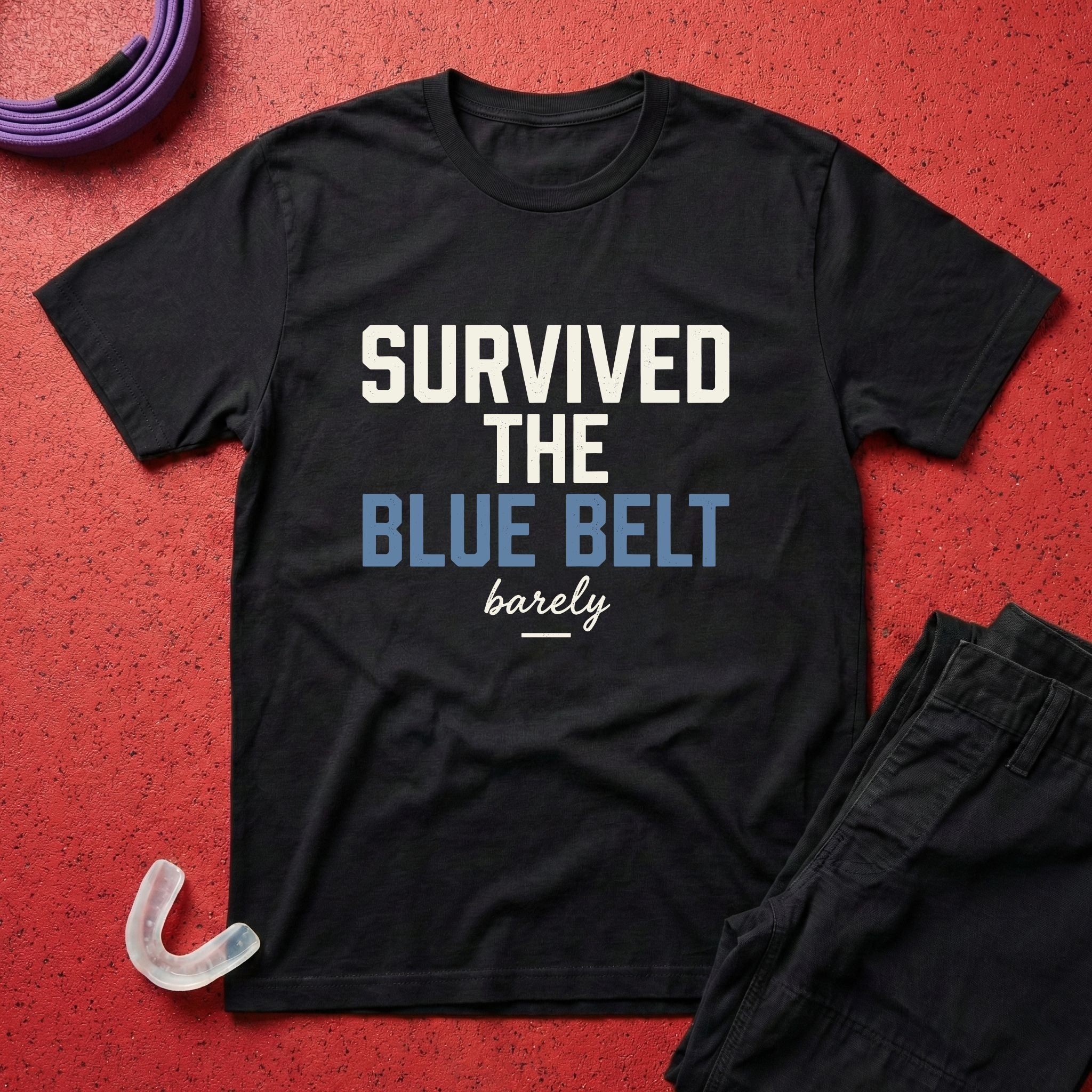 Survived The Blue Belt T-Shirt