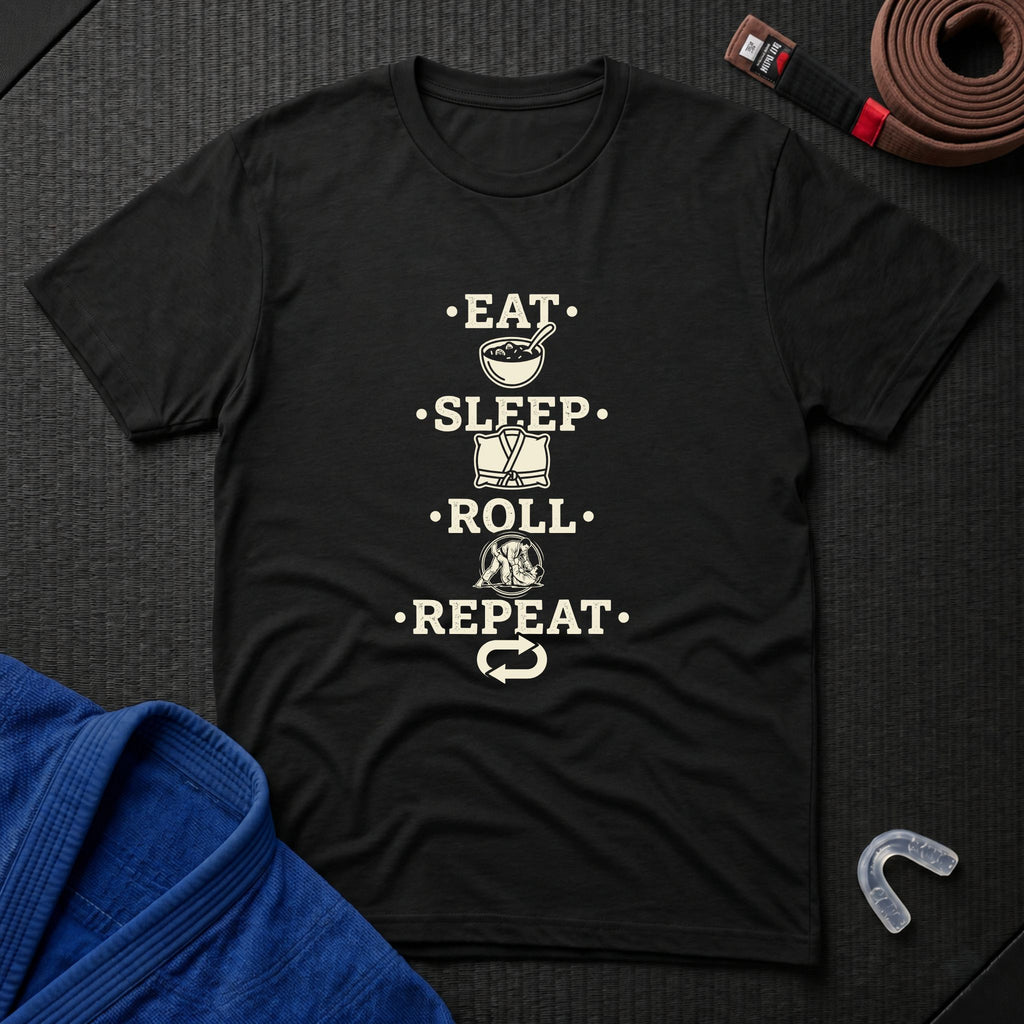 Eat Sleep Roll Repeat T-Shirt