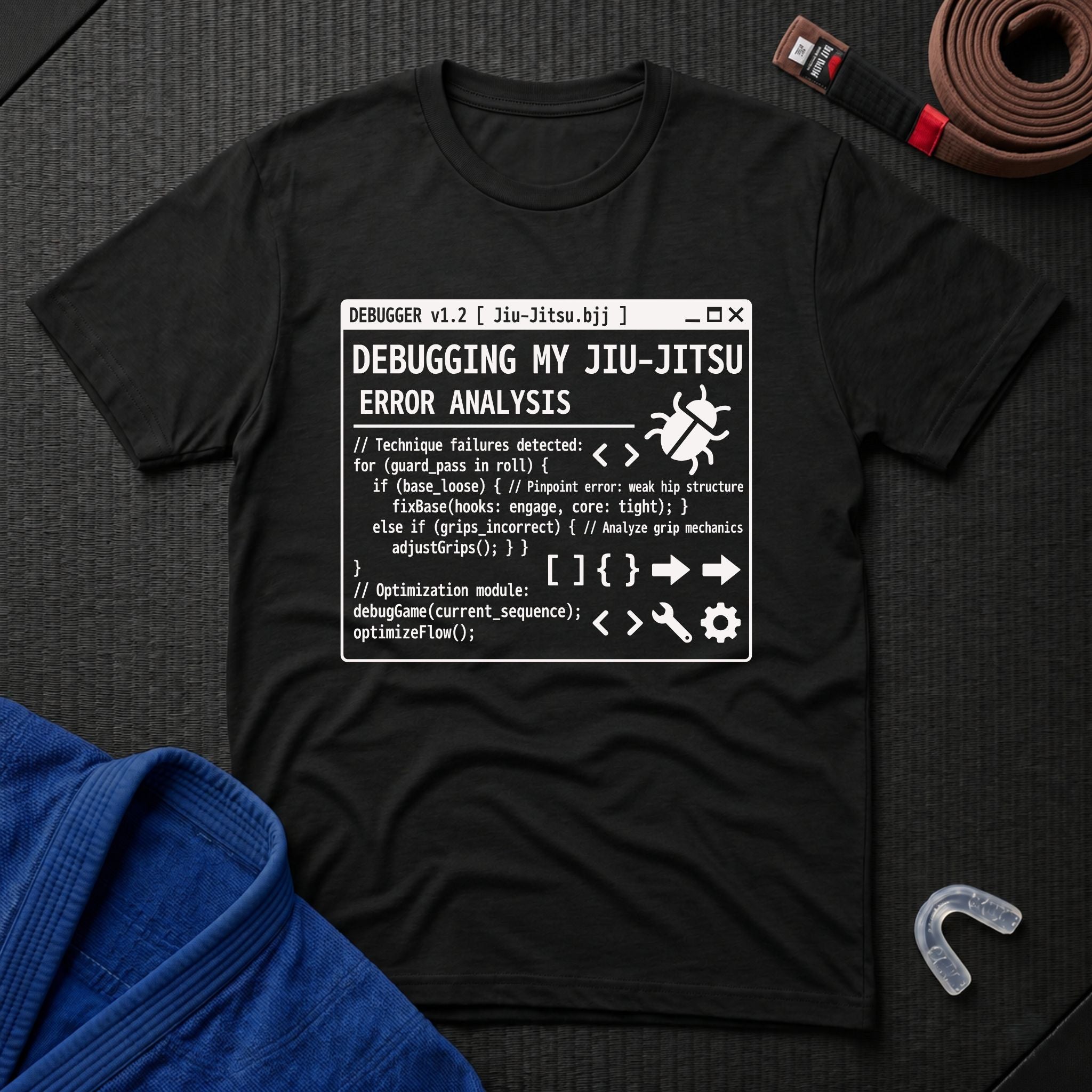 Debugging BJJ T-Shirt