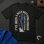 Blue Belt For Long Enough T-Shirt