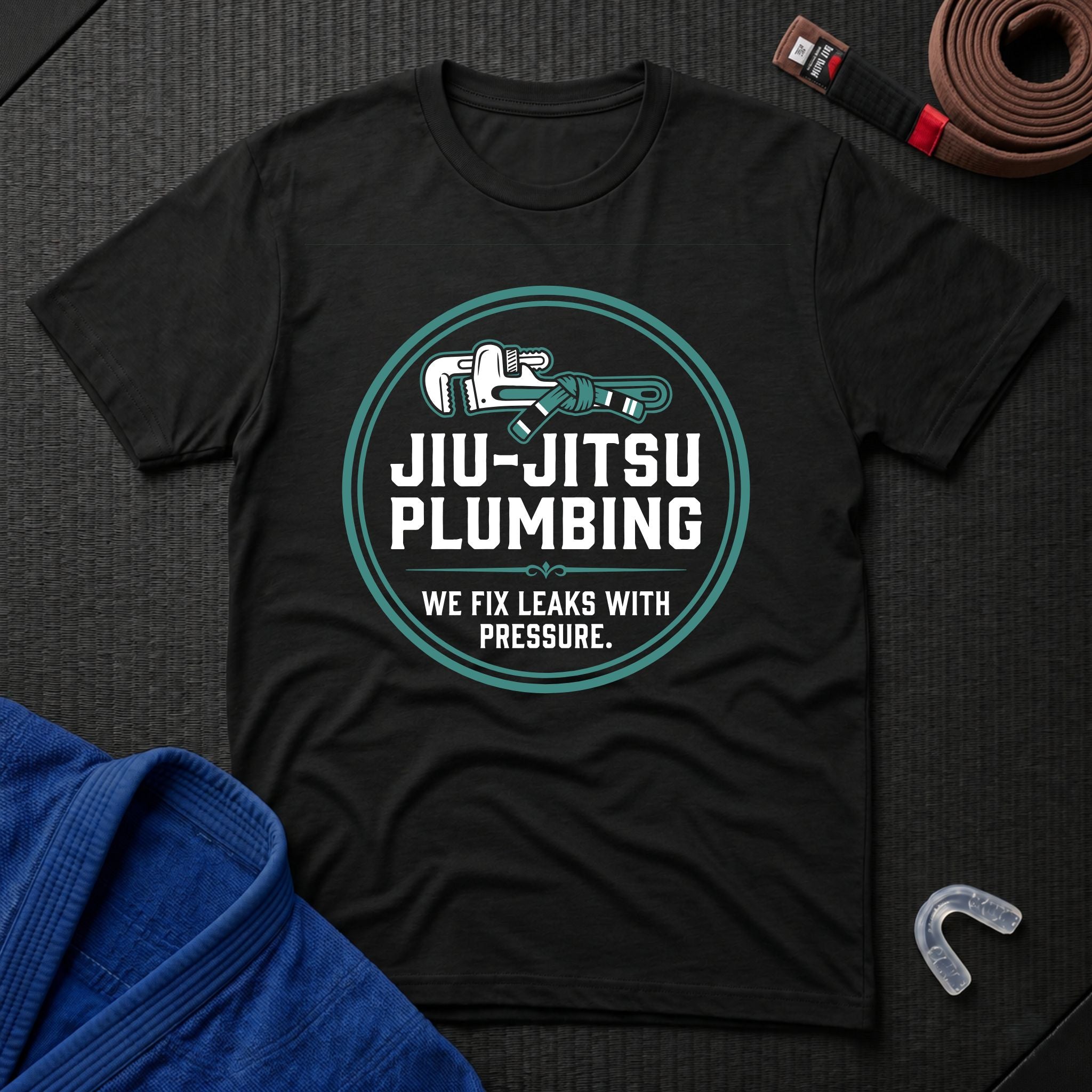 Jiu Jitsu Plumbing T-Shirt