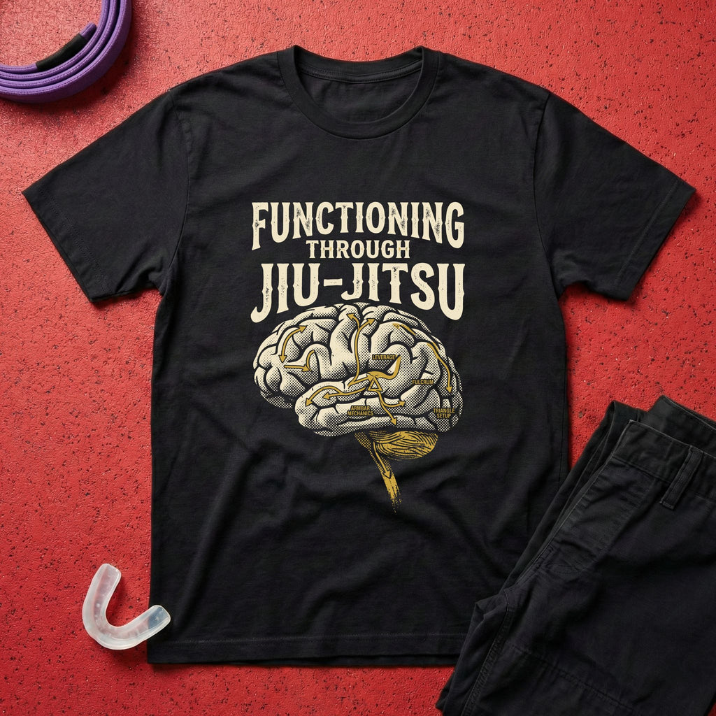 Functioning Through BJJ T-Shirt