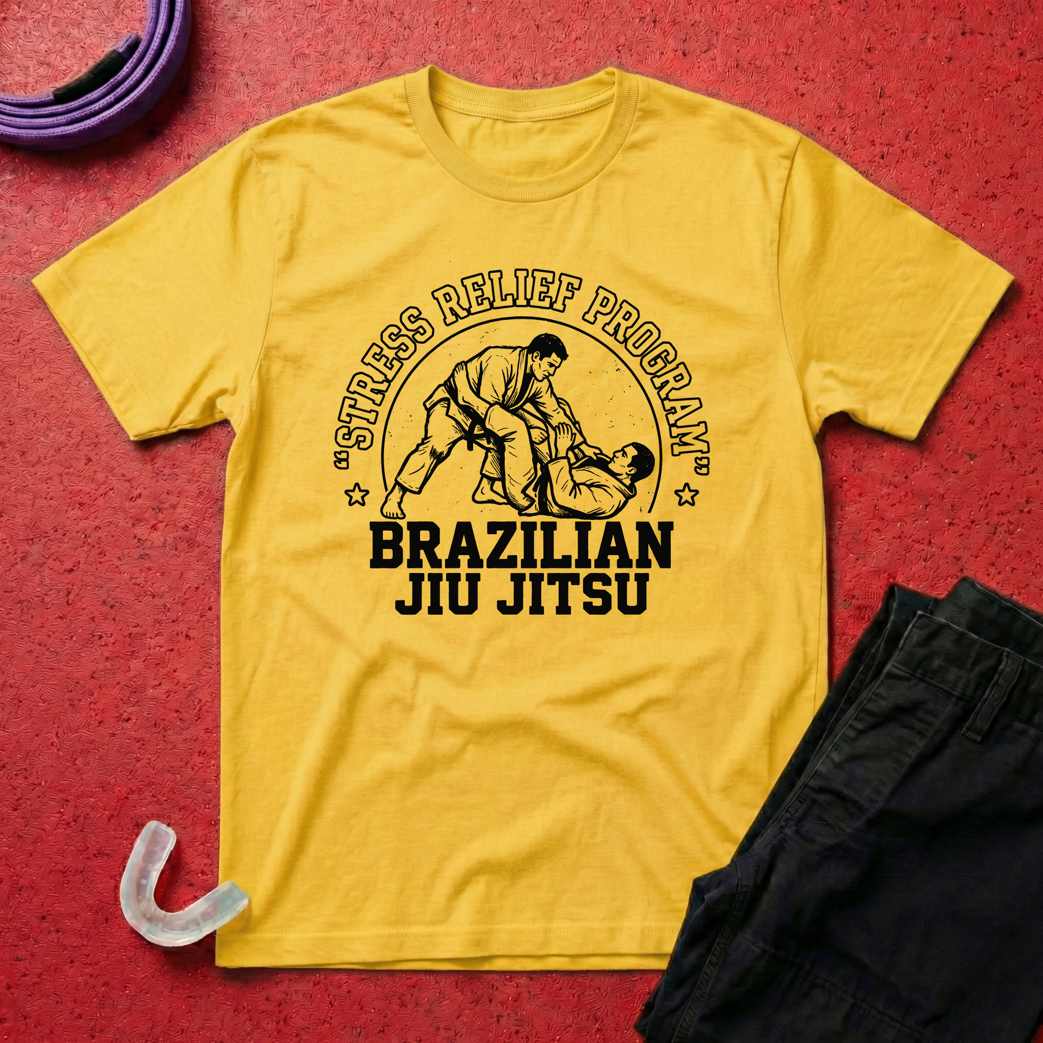 BJJ Stress Relief Program T-Shirt