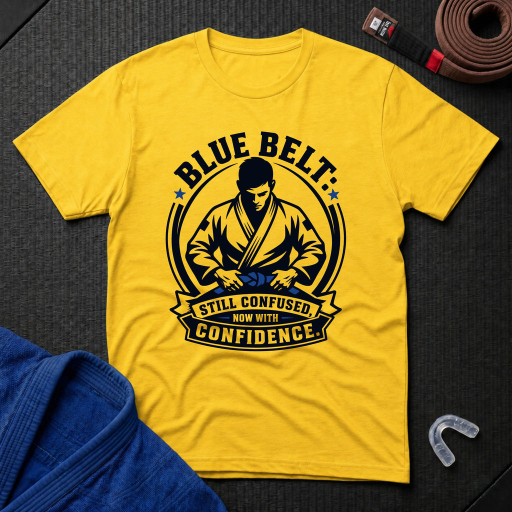 Confused Blue Belt T-Shirt