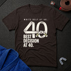 White Belt At 40 T-Shirt