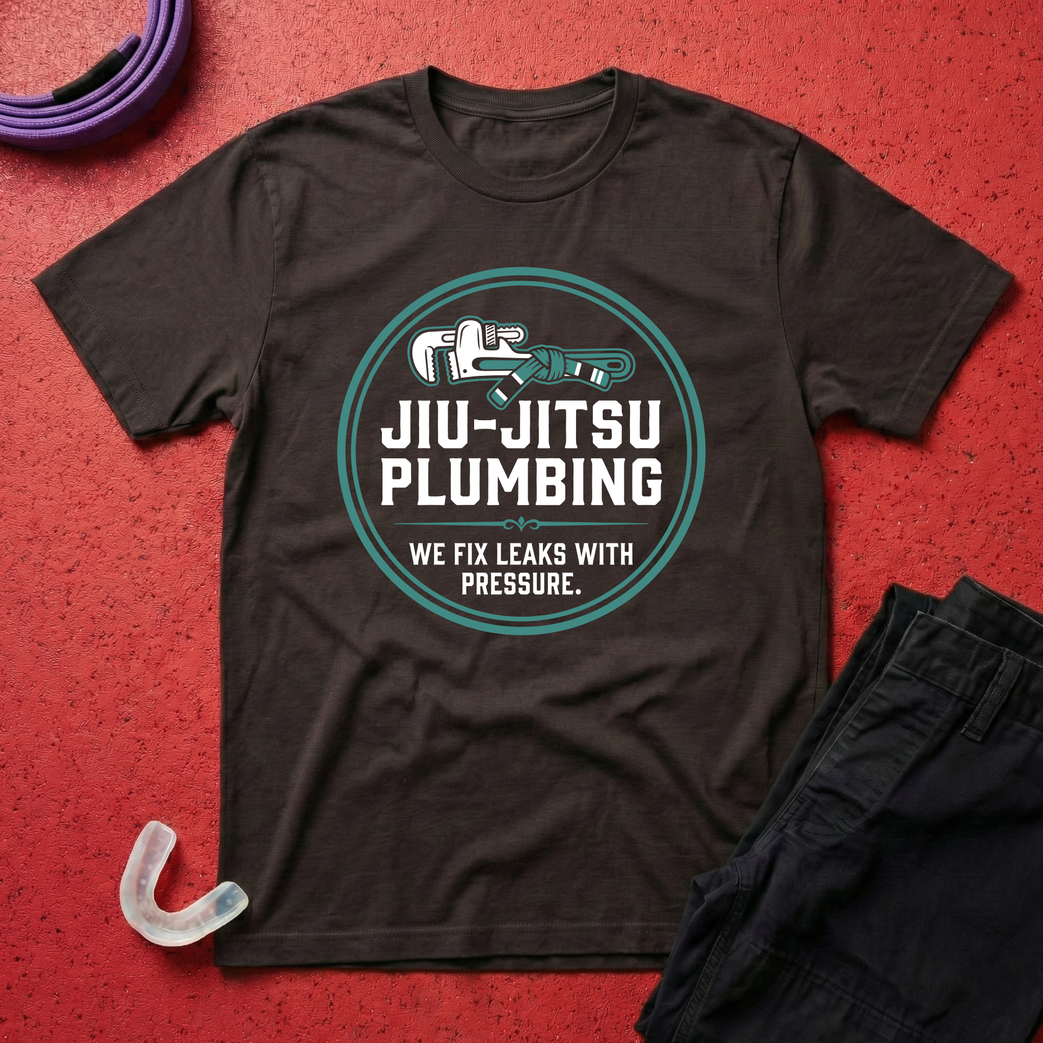 Jiu Jitsu Plumbing T-Shirt
