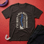 Blue Belt For Long Enough T-Shirt