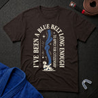 Blue Belt For Long Enough T-Shirt