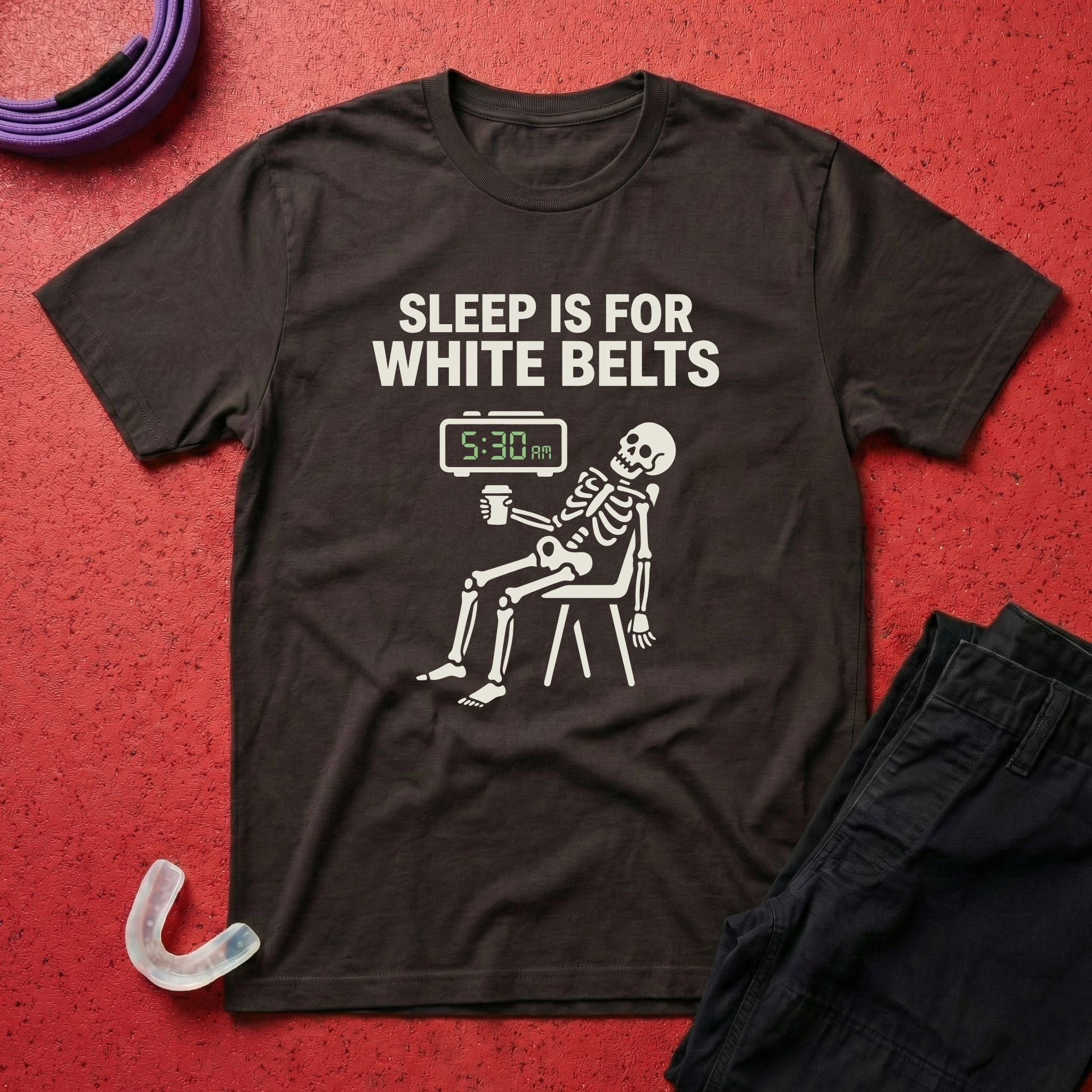 Sleep For White Belts T-Shirt