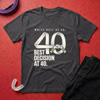White Belt At 40 T-Shirt
