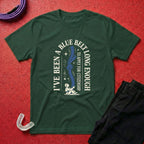Blue Belt For Long Enough T-Shirt