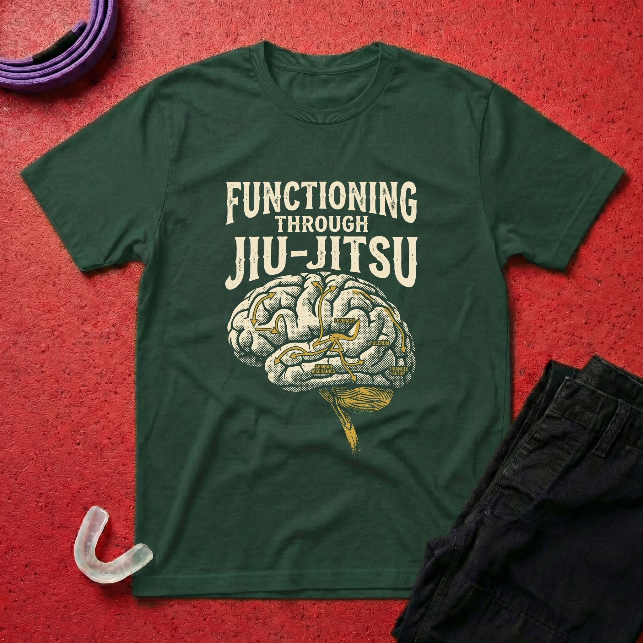 Functioning Through BJJ T-Shirt