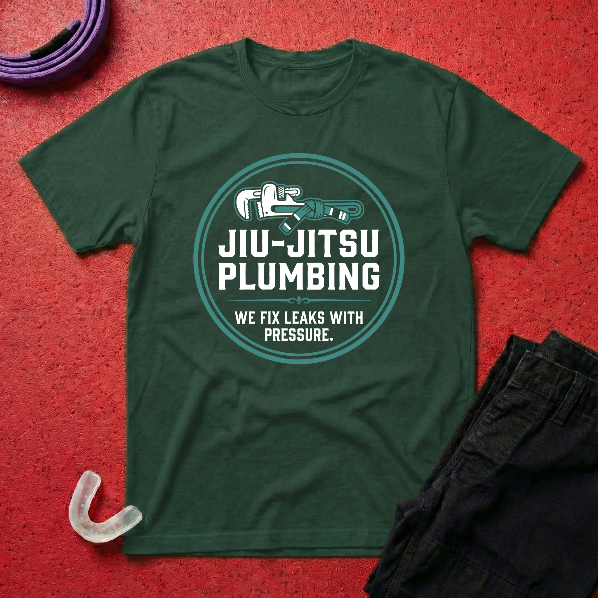 Jiu Jitsu Plumbing T-Shirt