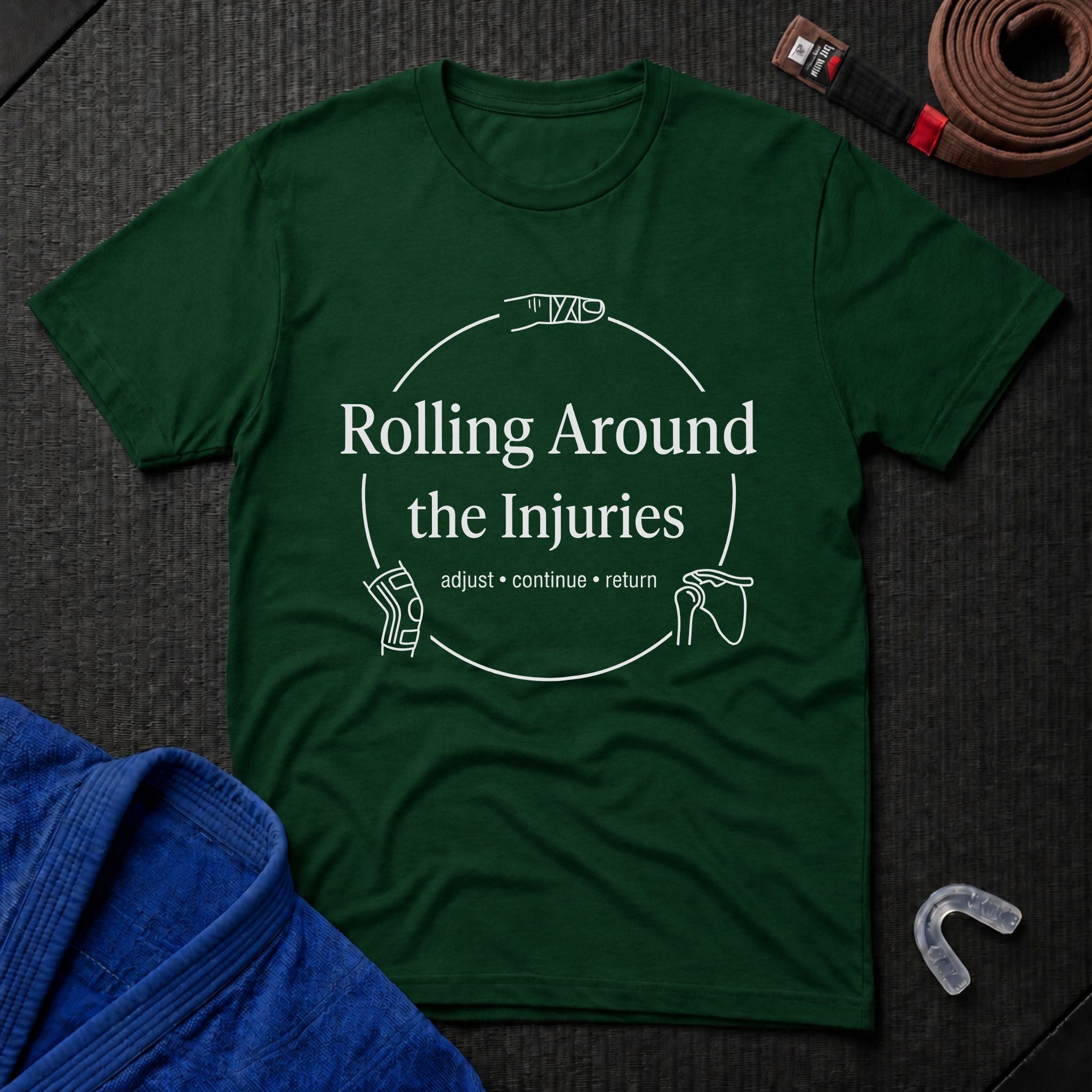 Rolling Around the Injuries T-Shirt
