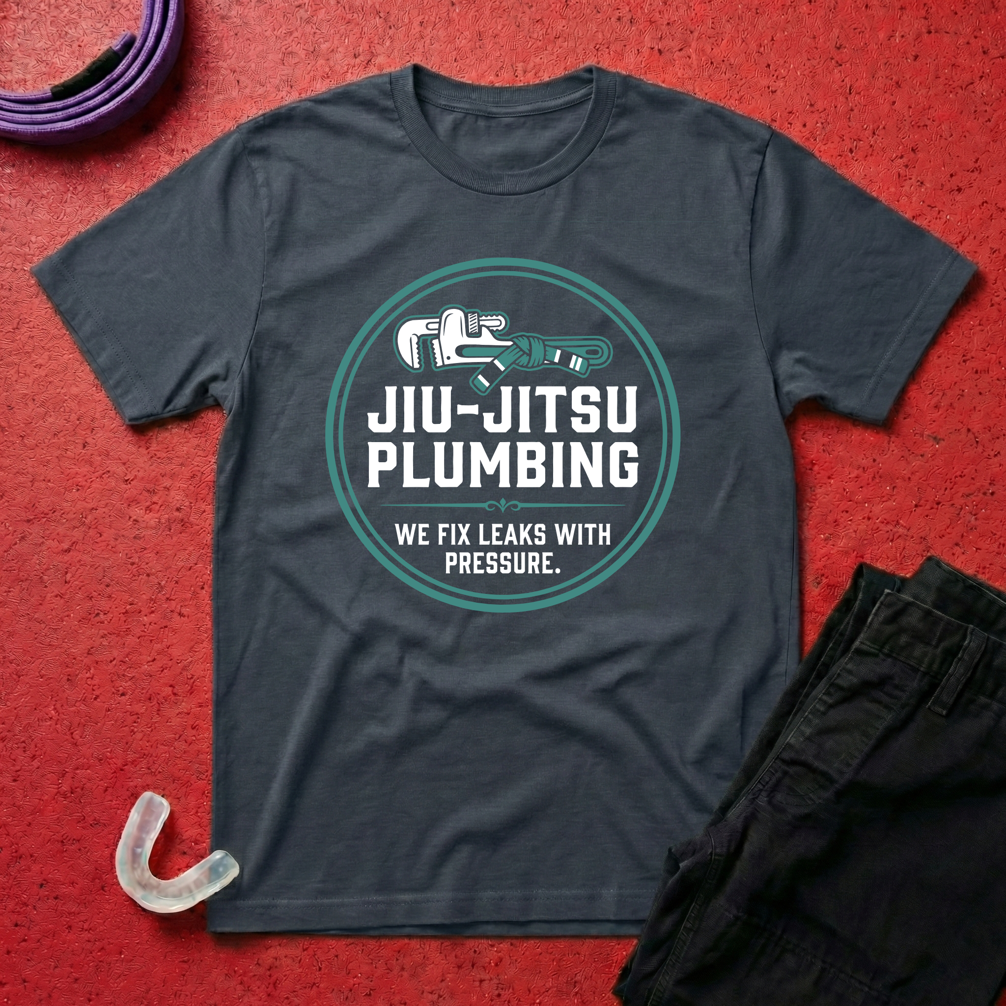 Jiu Jitsu Plumbing T-Shirt