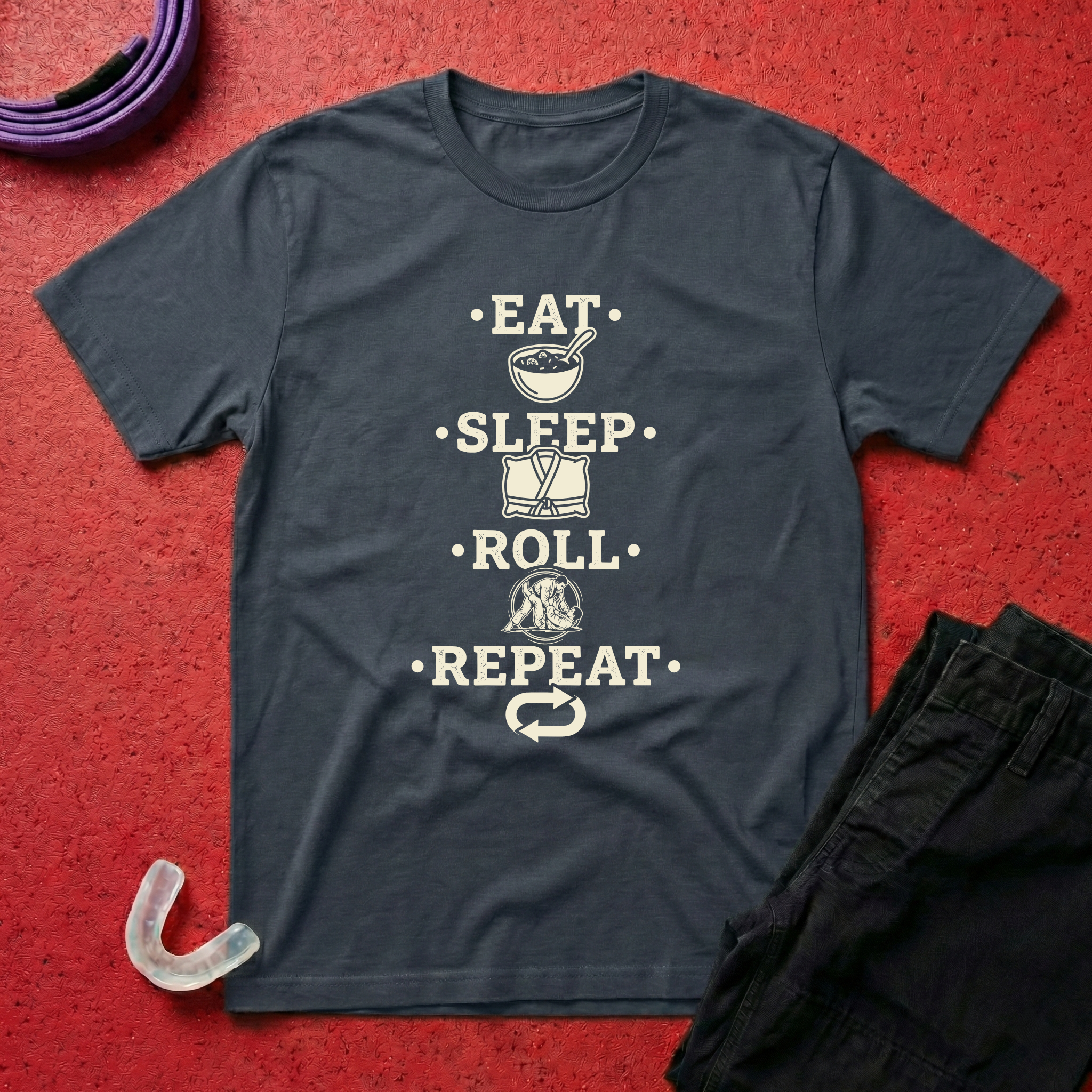 Eat Sleep Roll Repeat T-Shirt