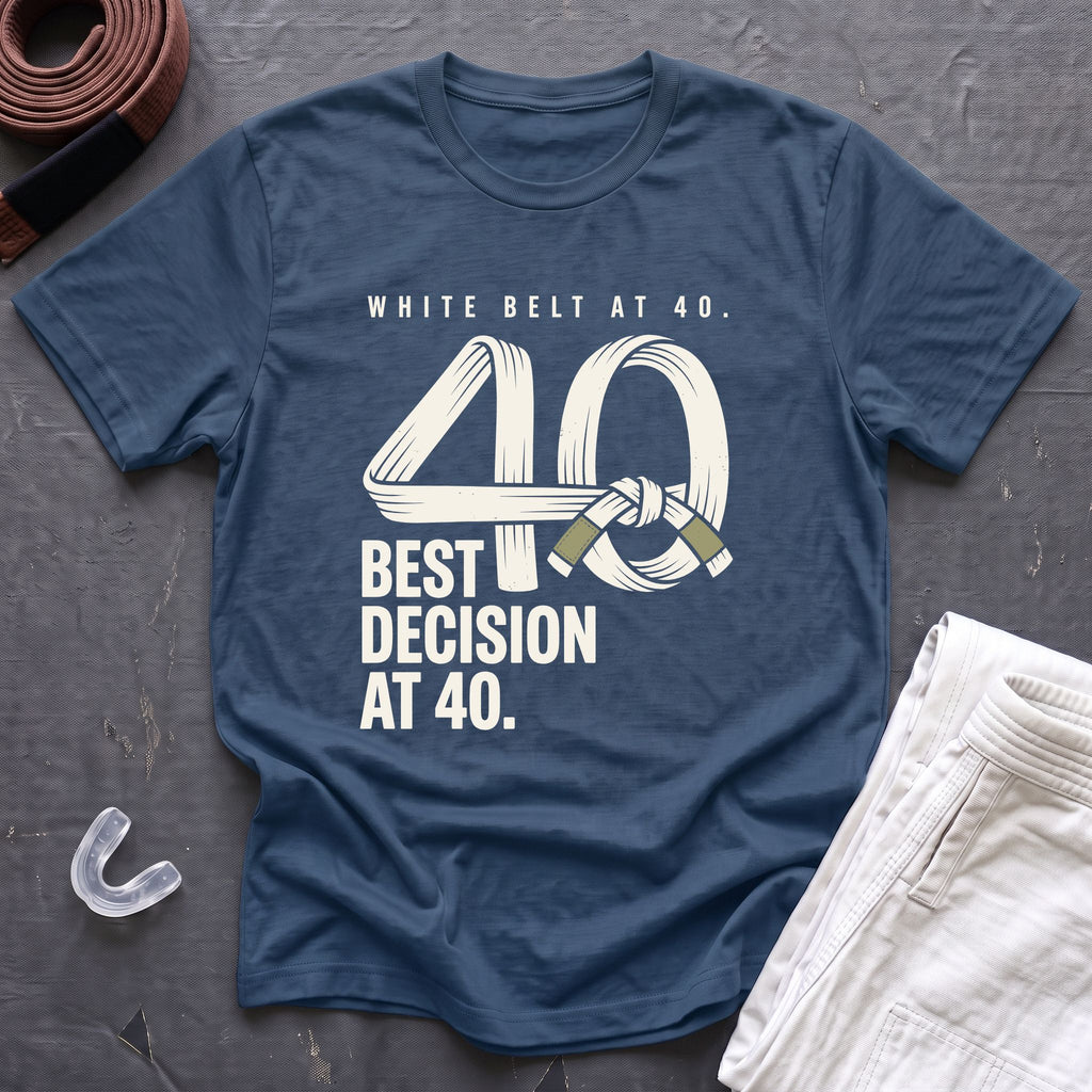 White Belt At 40 T-Shirt