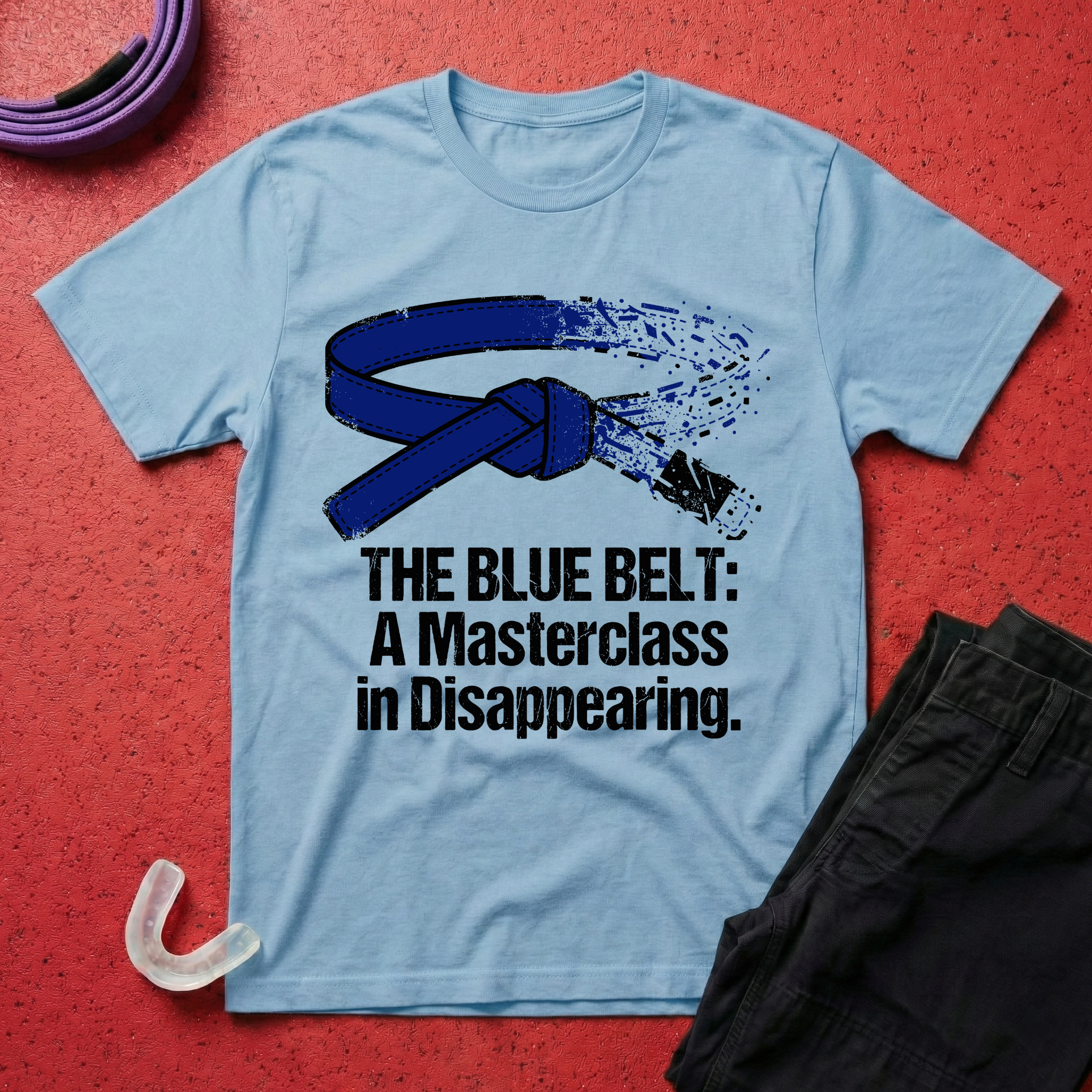 Blue Belt Disappearing T-Shirt
