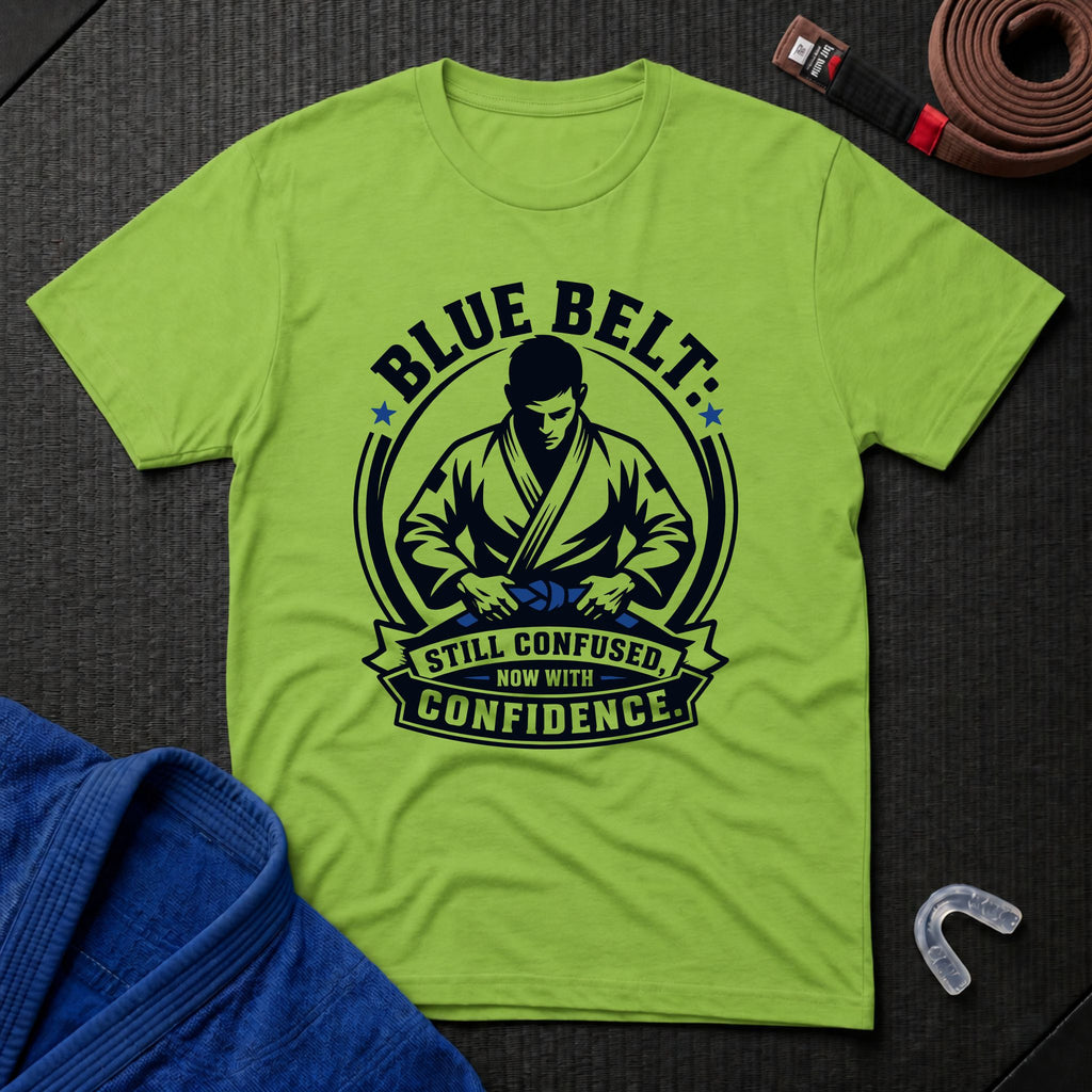 Confused Blue Belt T-Shirt