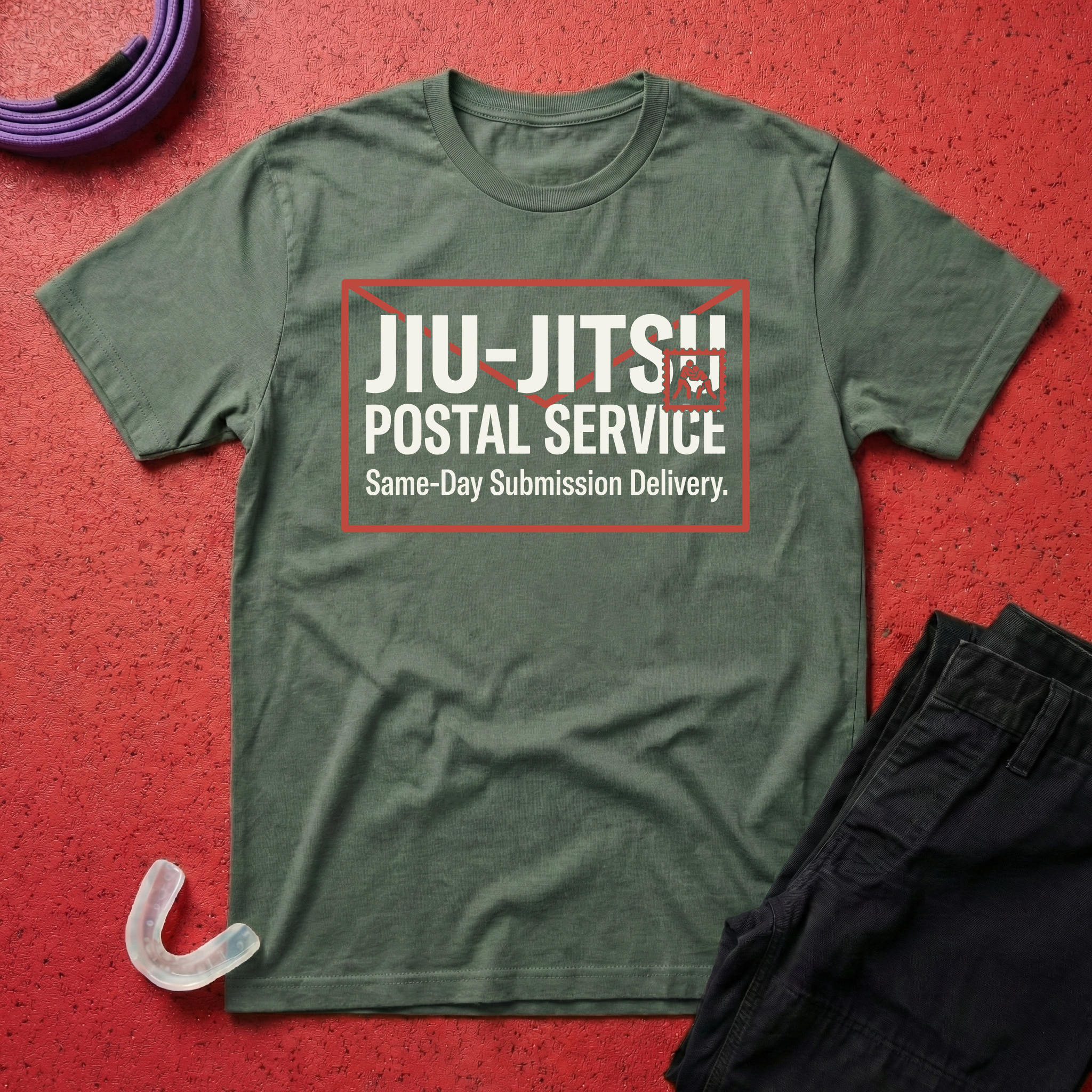 Jiu Jitsu Postal Service T-Shirt