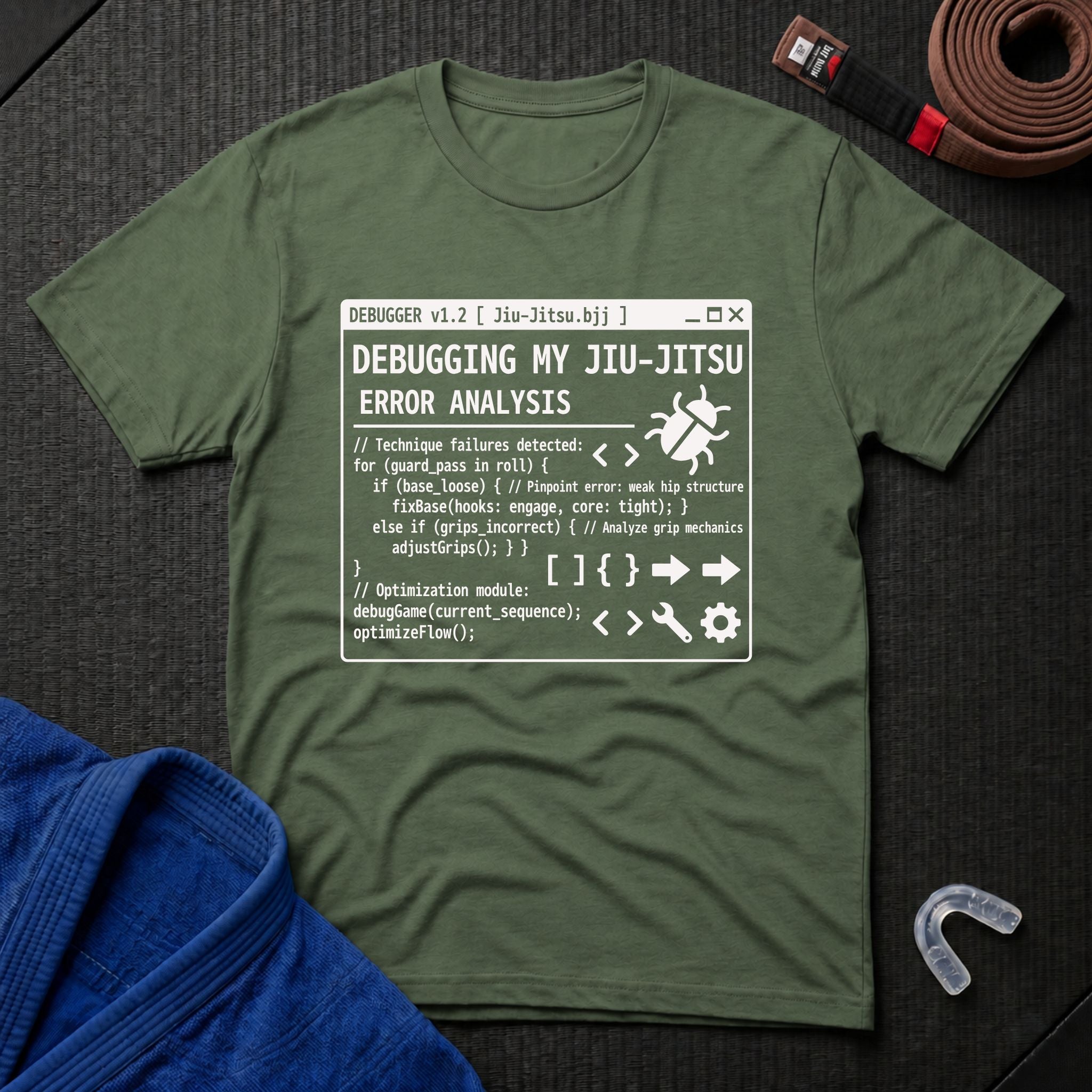 Debugging BJJ T-Shirt