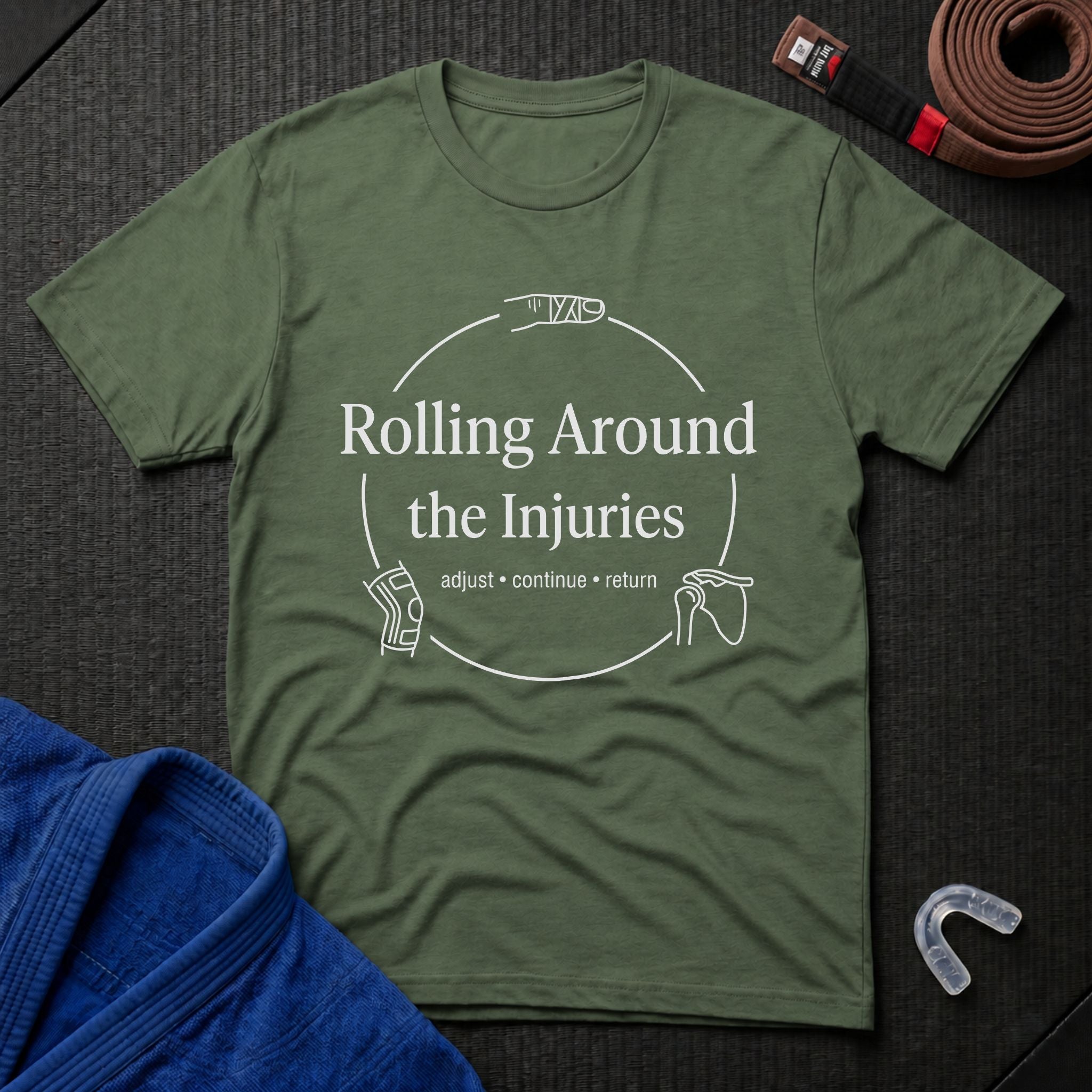 Rolling Around the Injuries T-Shirt