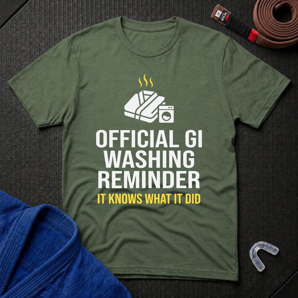 Gi Washing Reminder T-Shirt