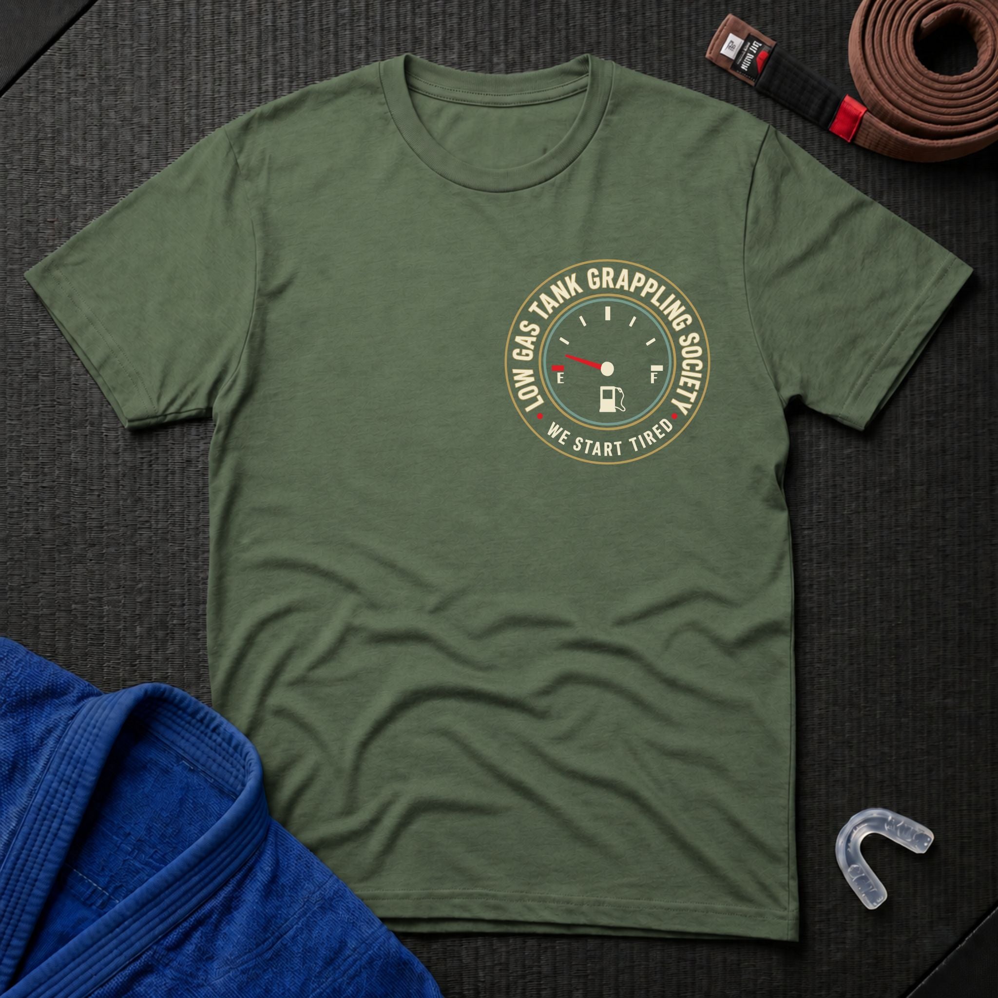 Low Gas Tank Grappling T-Shirt
