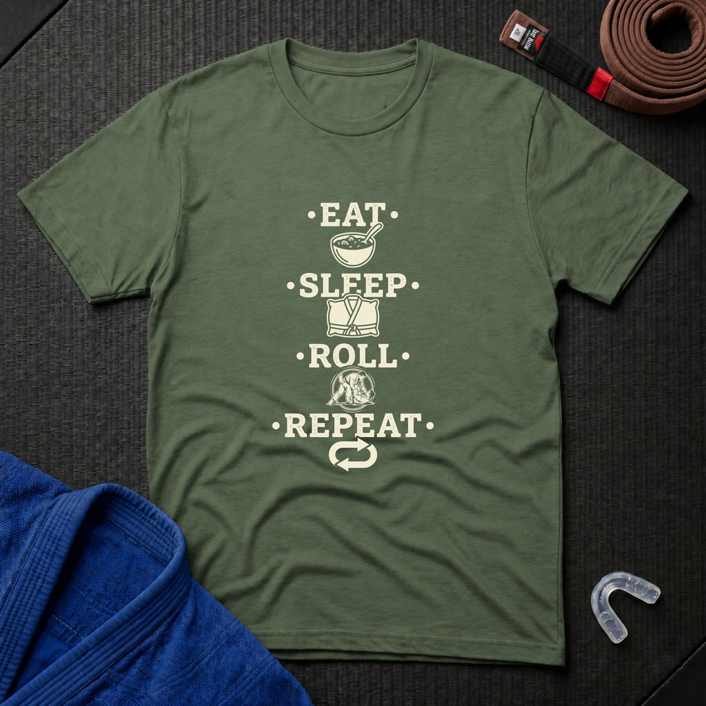Eat Sleep Roll Repeat T-Shirt