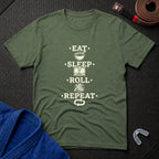 Eat Sleep Roll Repeat T-Shirt