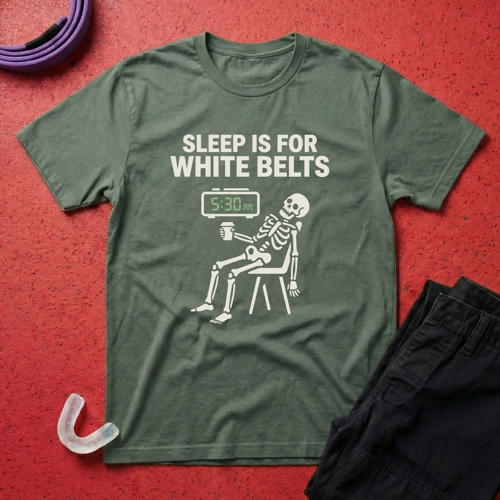 Sleep For White Belts T-Shirt
