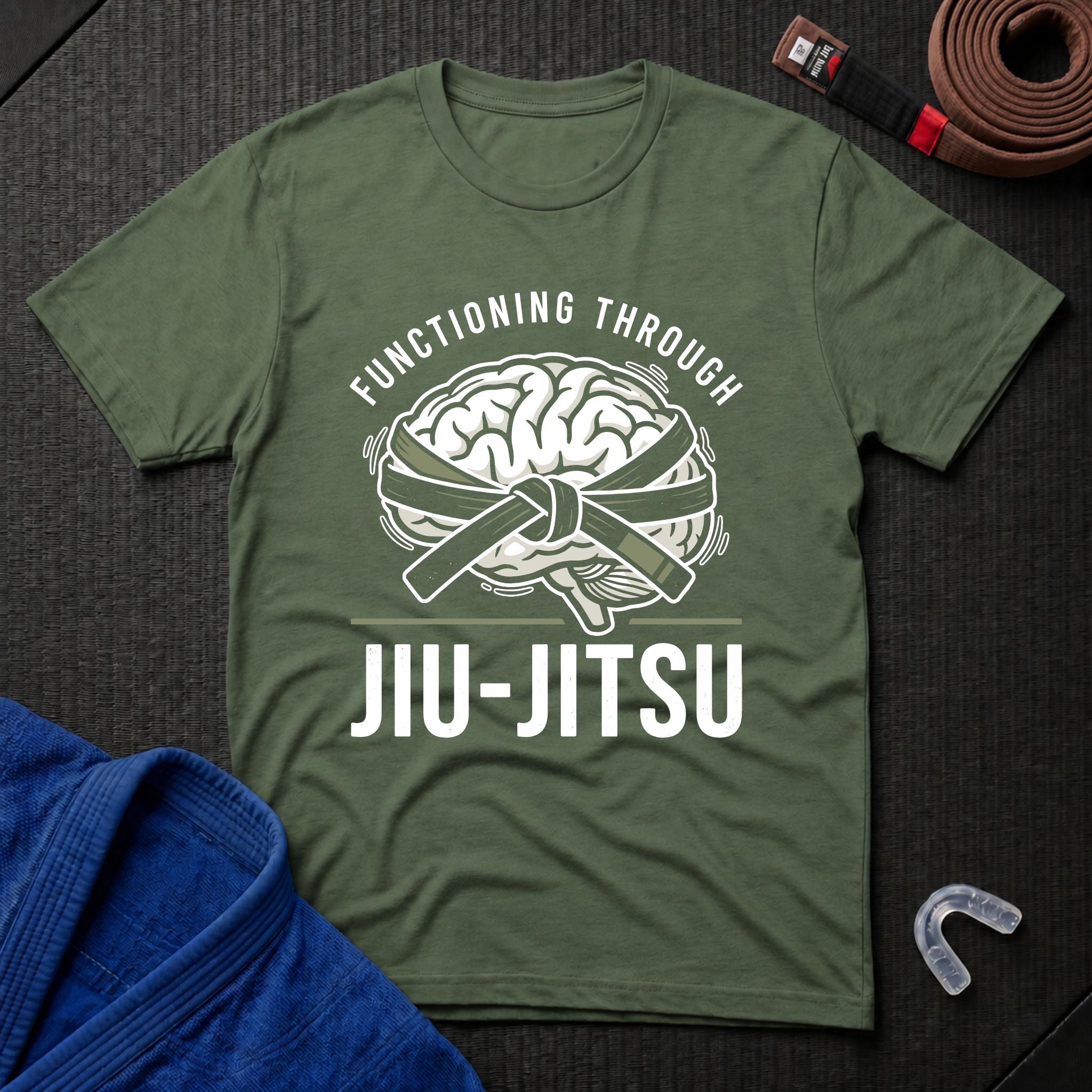 Functioning Through Jiu-Jitsu T-Shirt