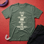 Eat Sleep Roll Repeat T-Shirt