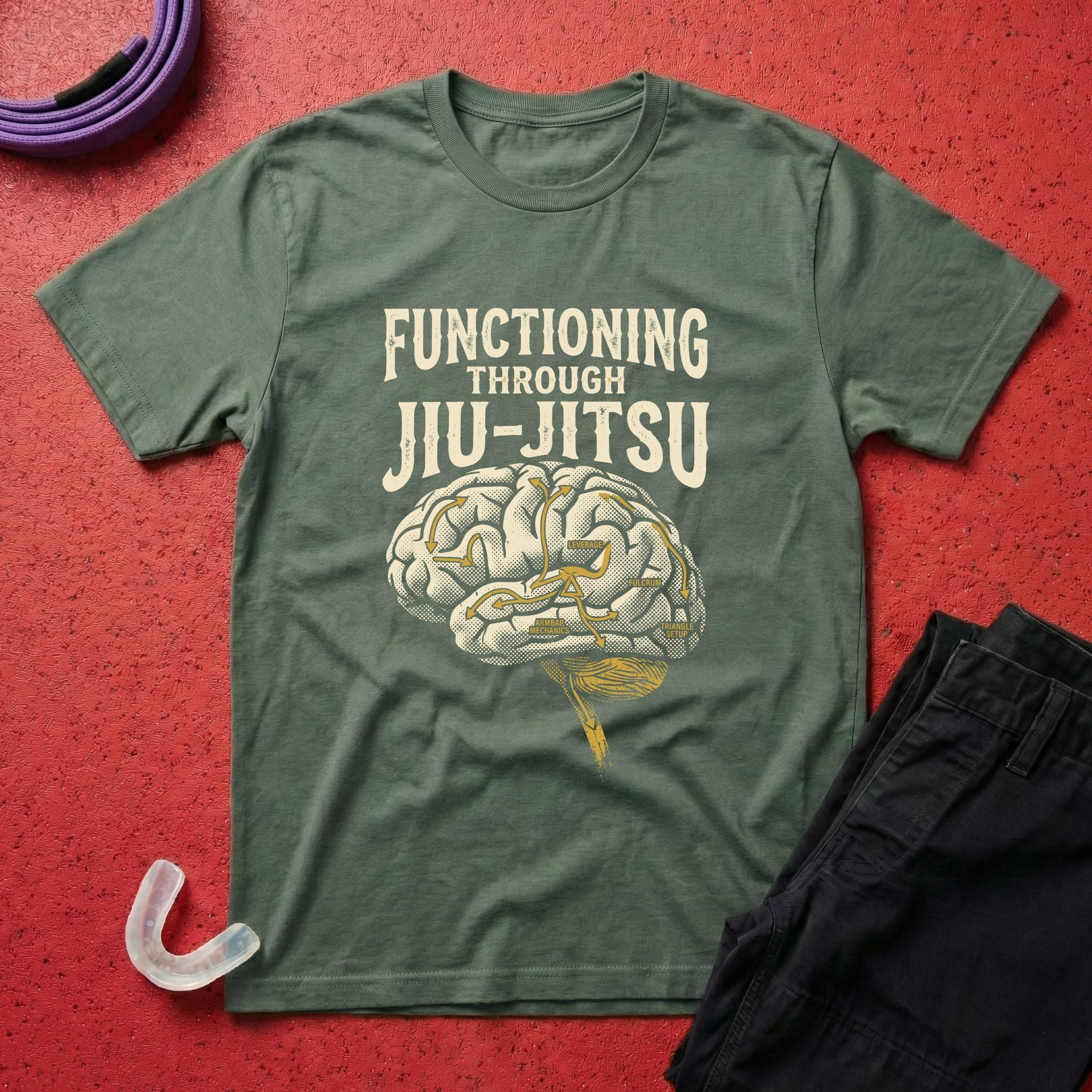 Functioning Through BJJ T-Shirt