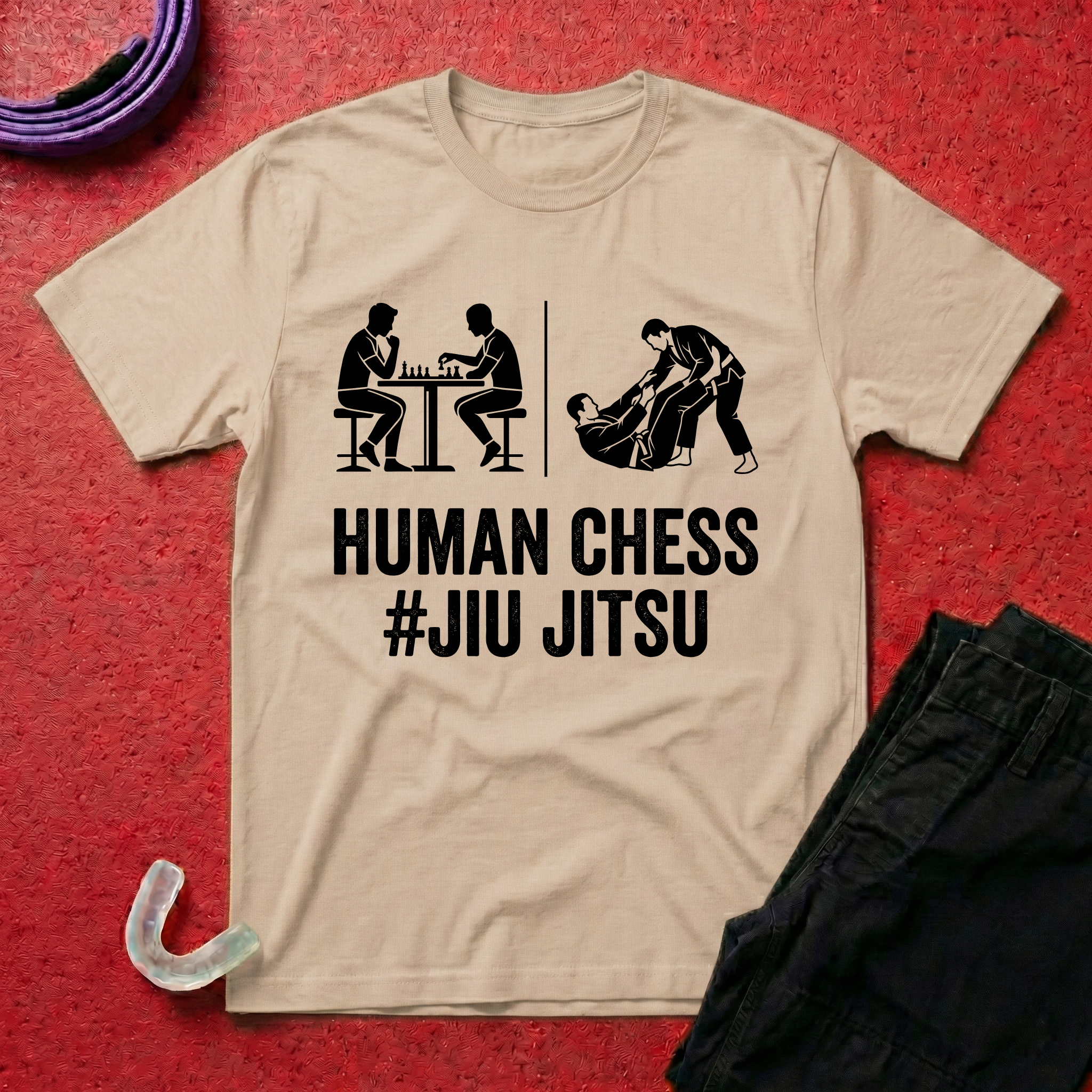Human Chess Jiu Jitsu T-Shirt