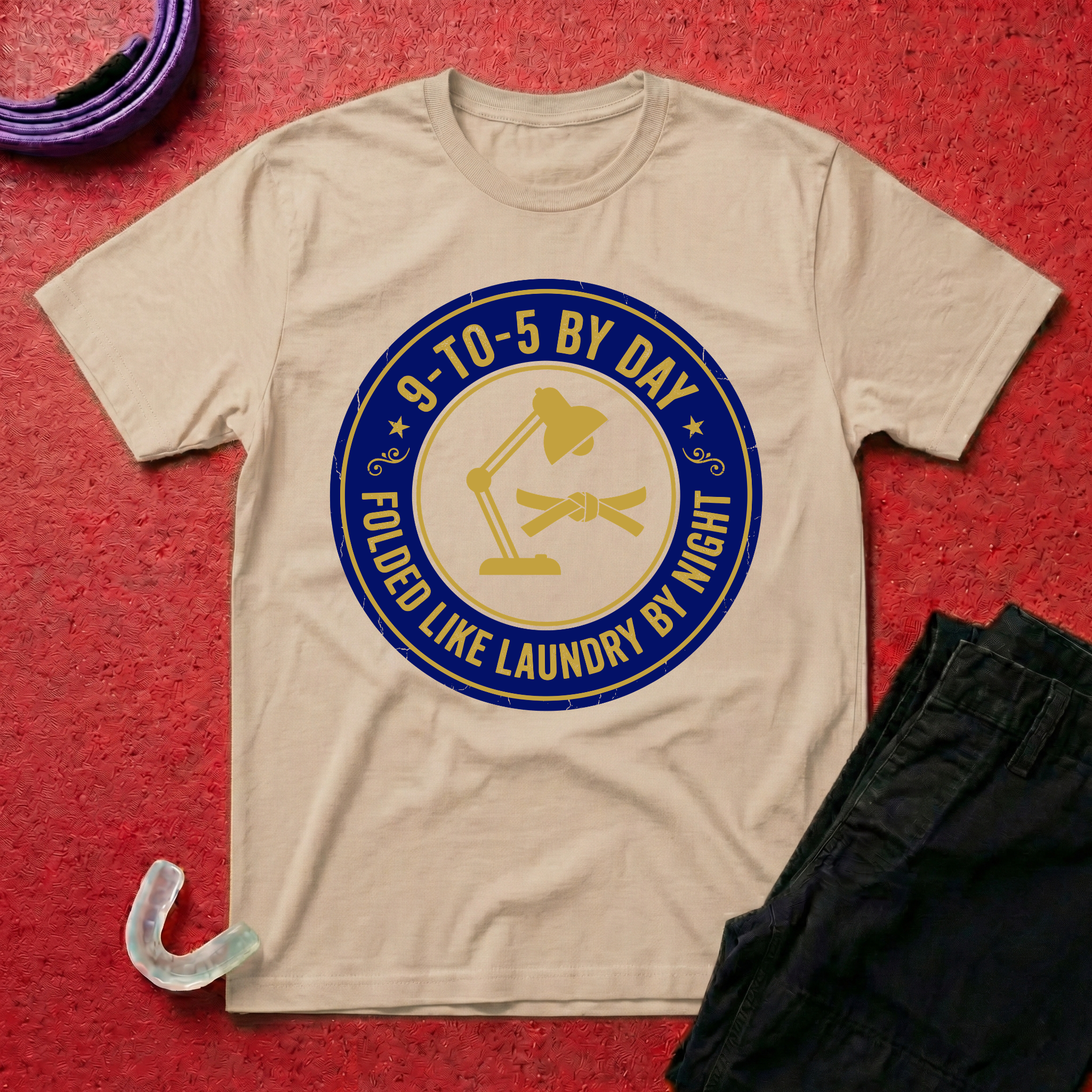 9-5 By Day Folded By Night T-Shirt