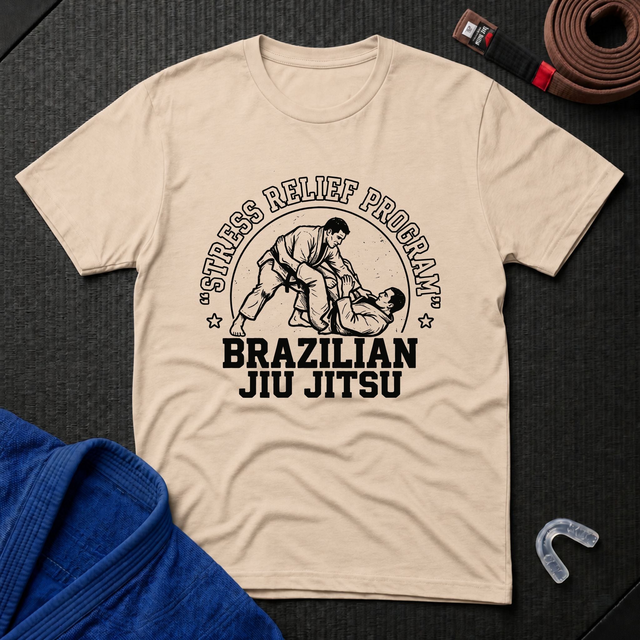 BJJ Stress Relief Program T-Shirt