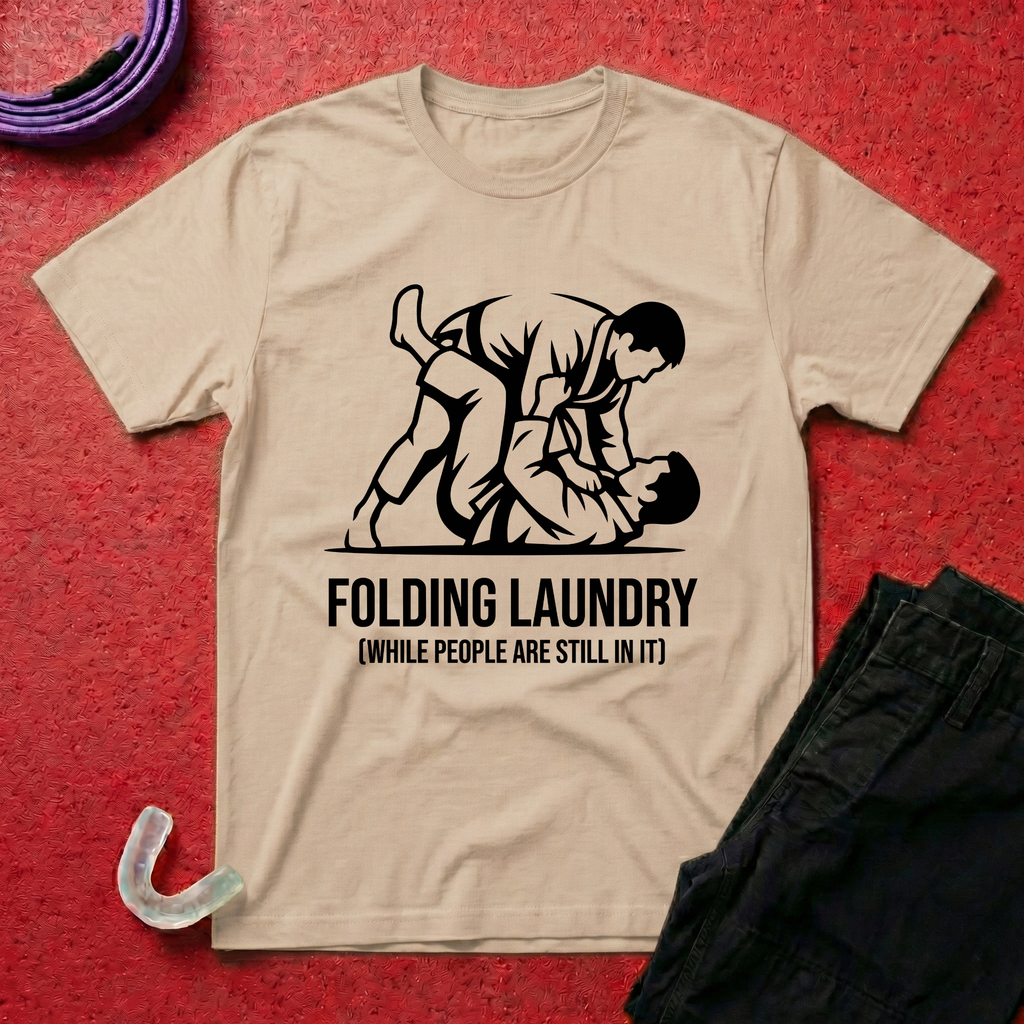 Folding Laundry T-Shirt