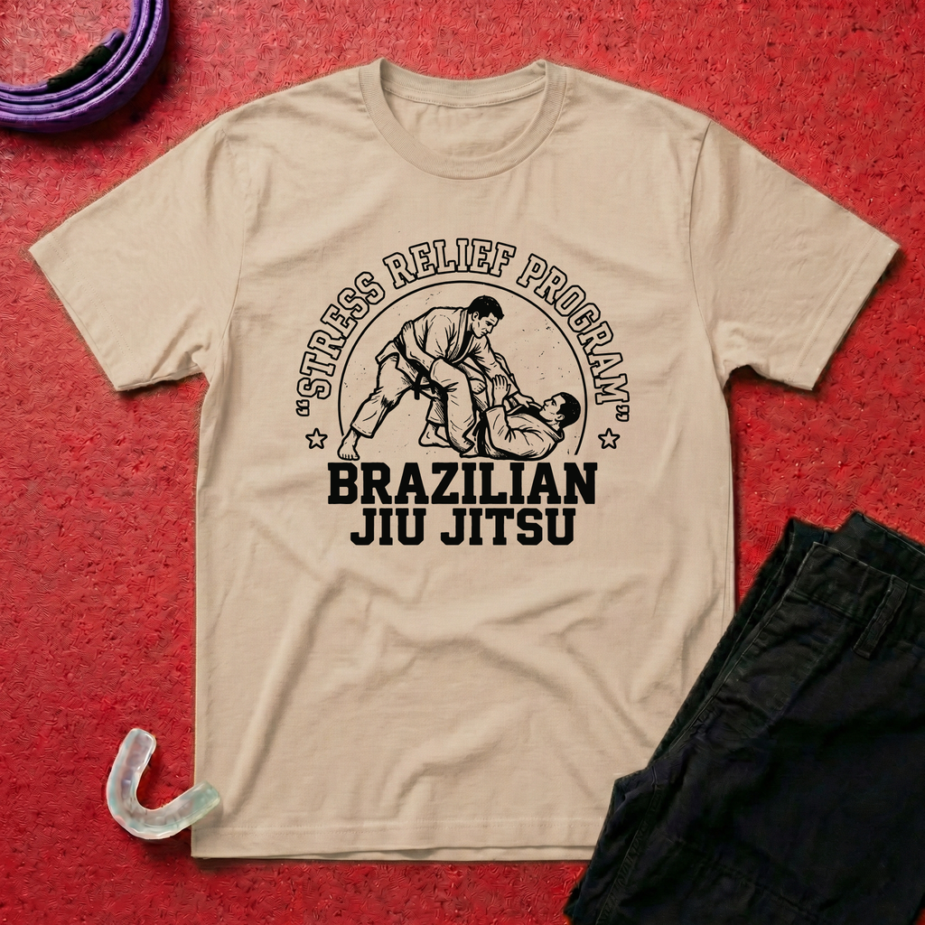 BJJ Stress Relief Program T-Shirt