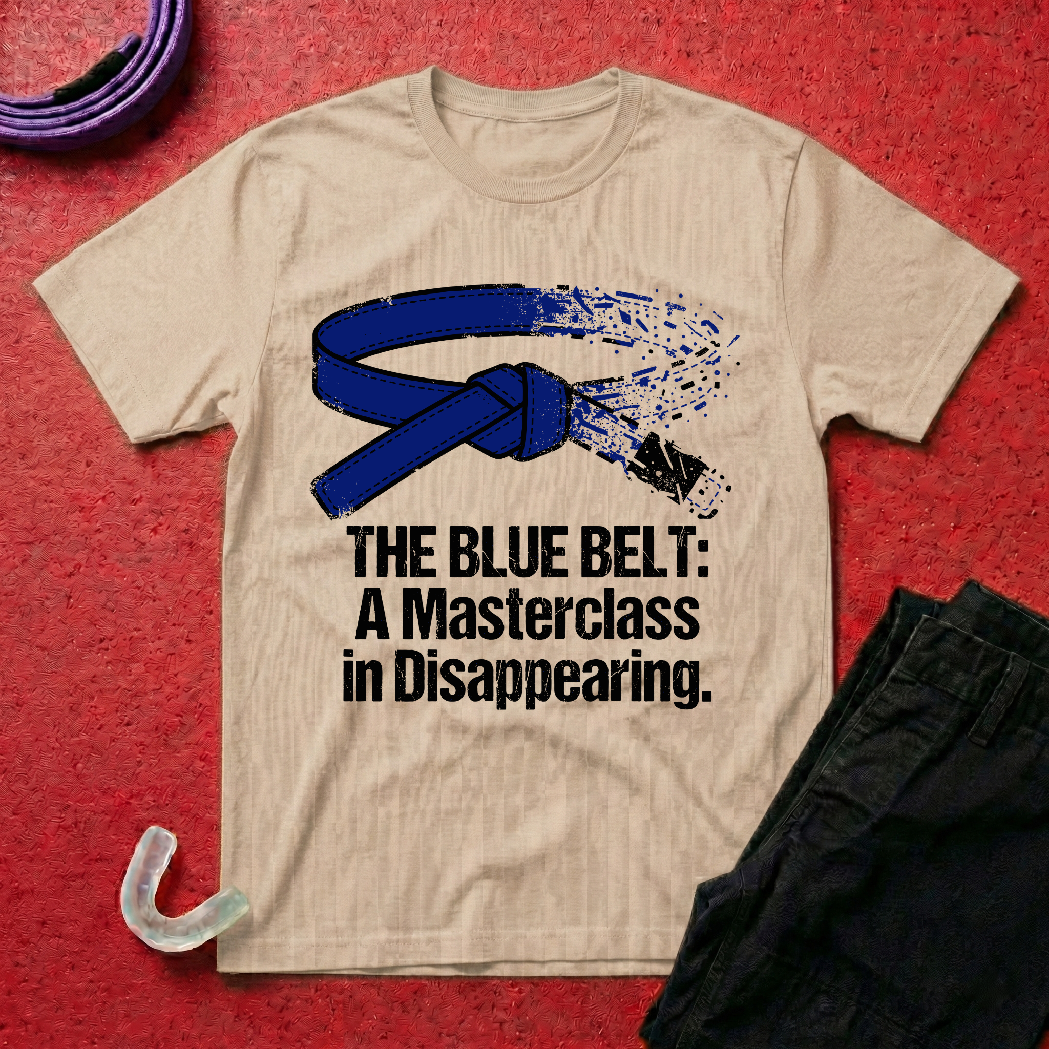 Blue Belt Disappearing T-Shirt
