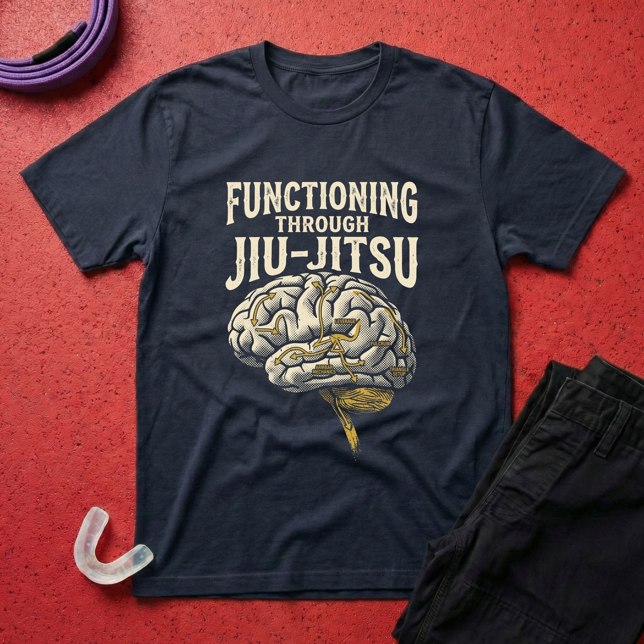 Functioning Through BJJ T-Shirt