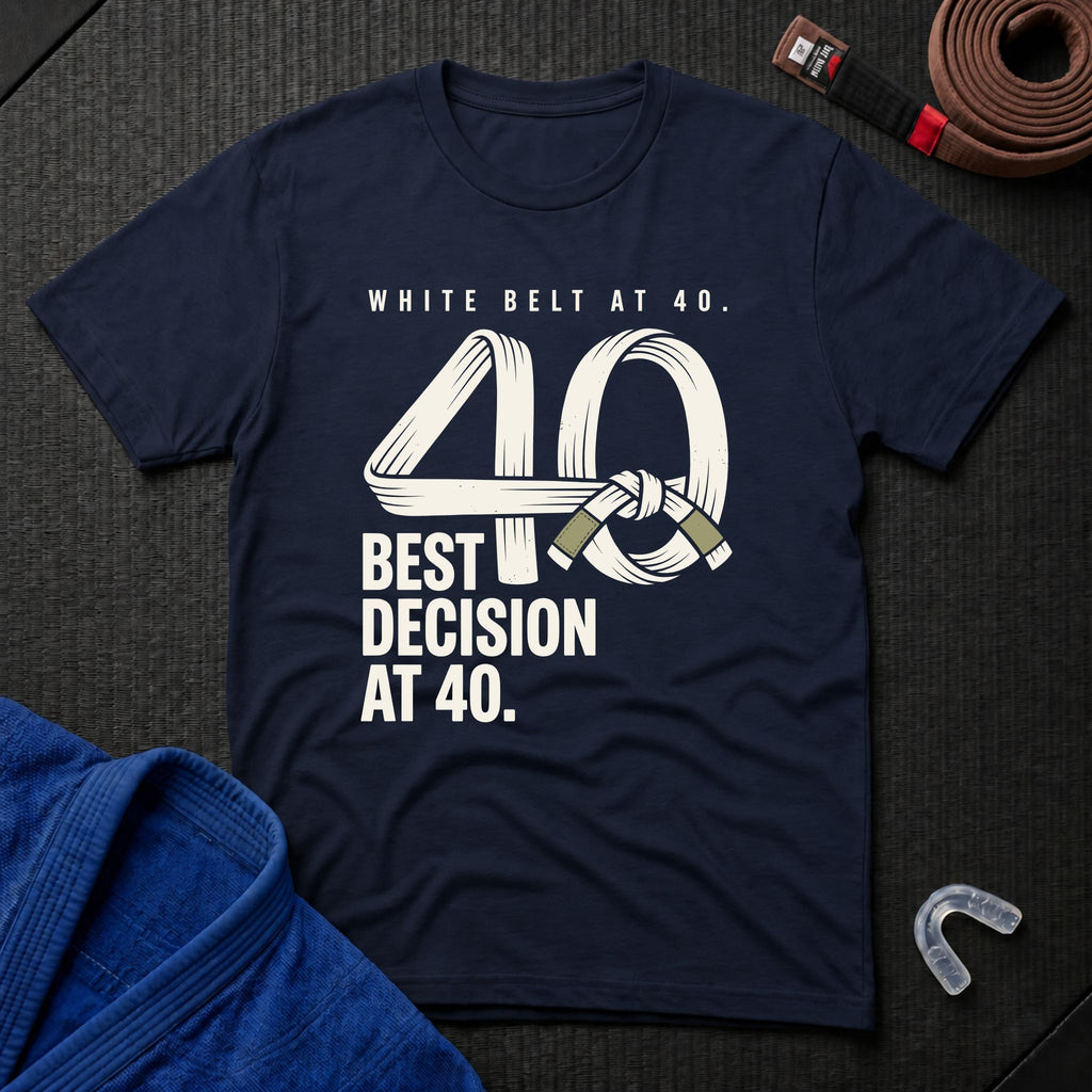 White Belt At 40 T-Shirt