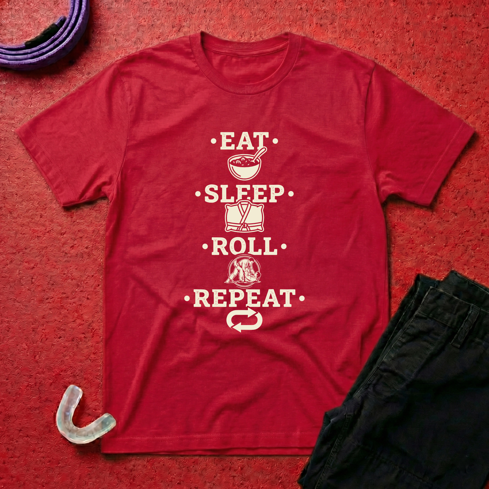 Eat Sleep Roll Repeat T-Shirt