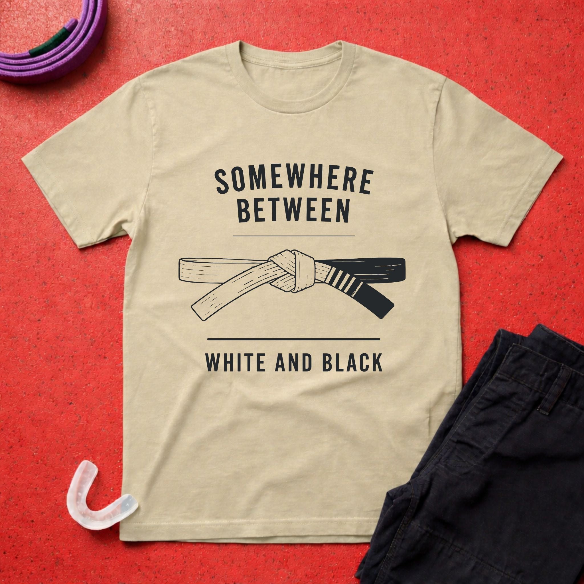 Between White And Black T-Shirt