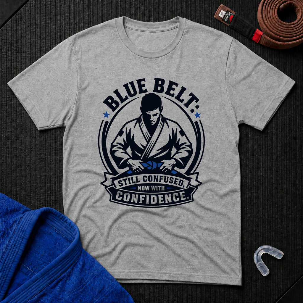 Confused Blue Belt T-Shirt