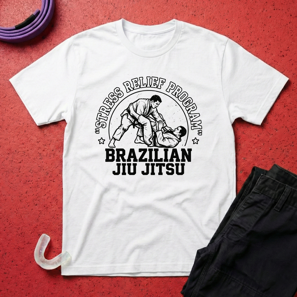 BJJ Stress Relief Program T-Shirt