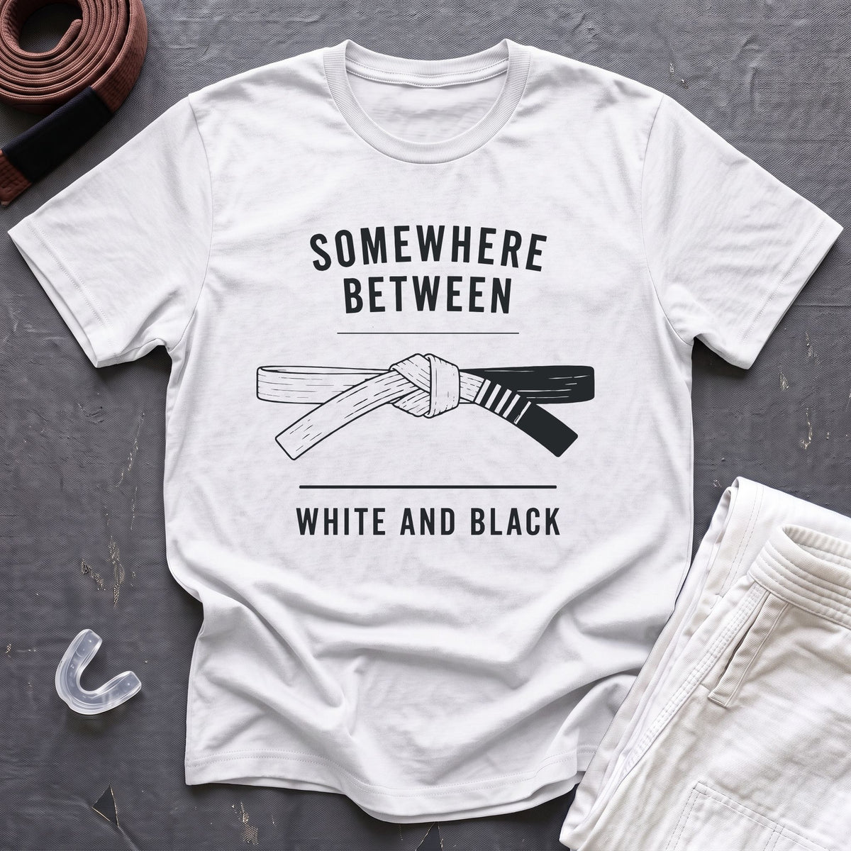 Between White And Black T-Shirt