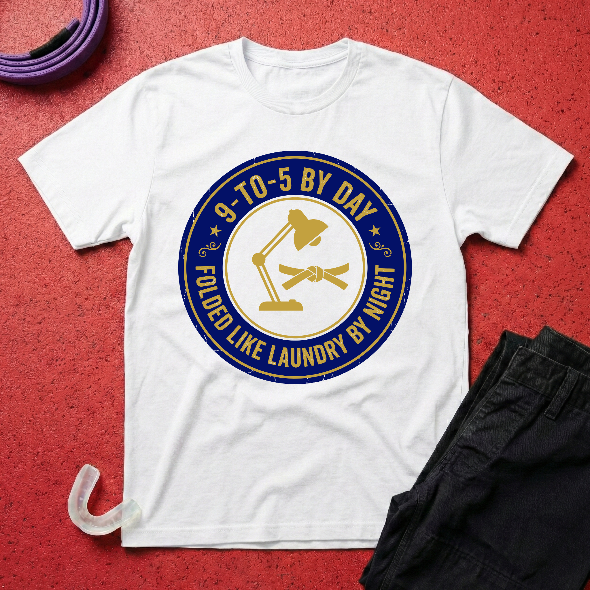 9-5 By Day Folded By Night T-Shirt