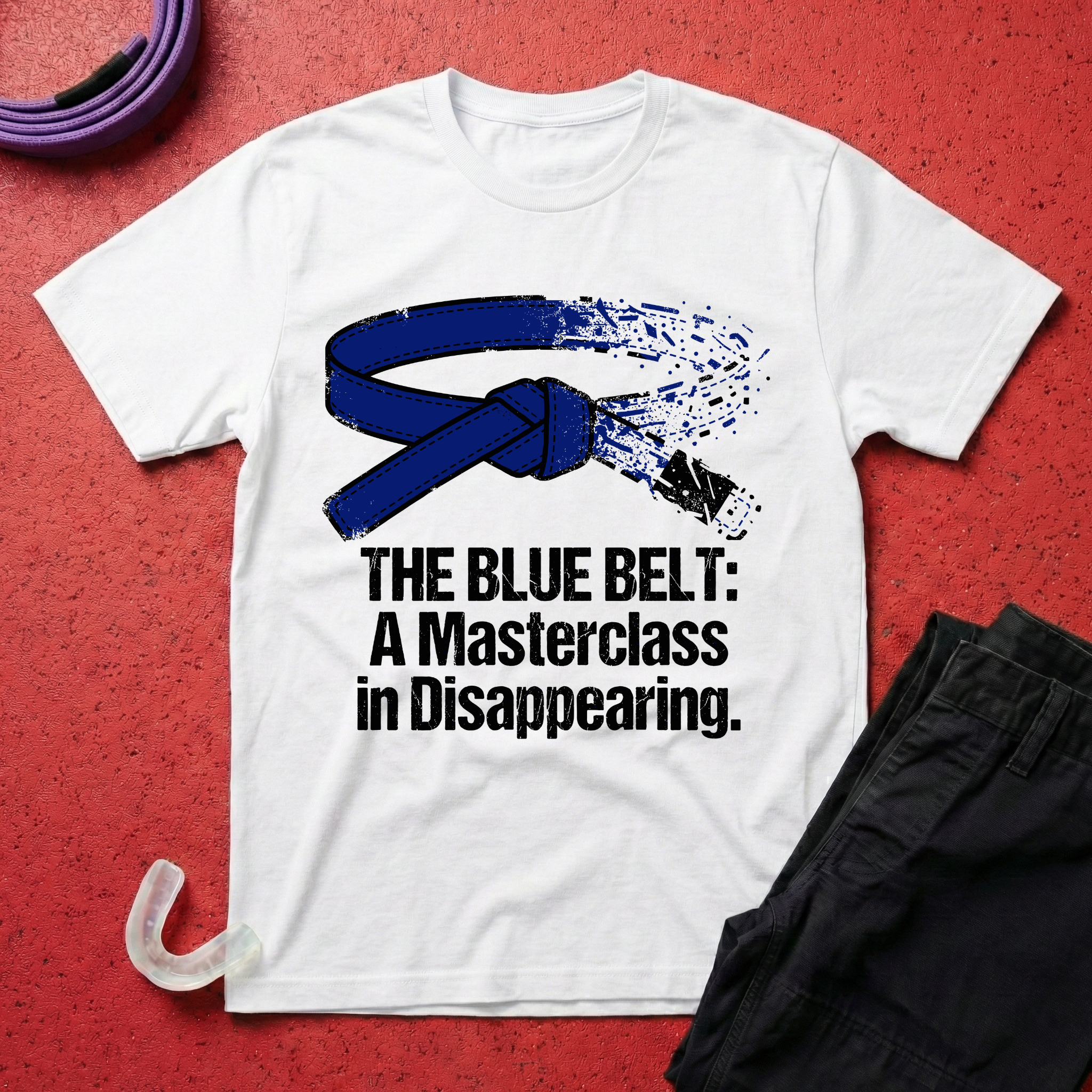 Blue Belt Disappearing T-Shirt