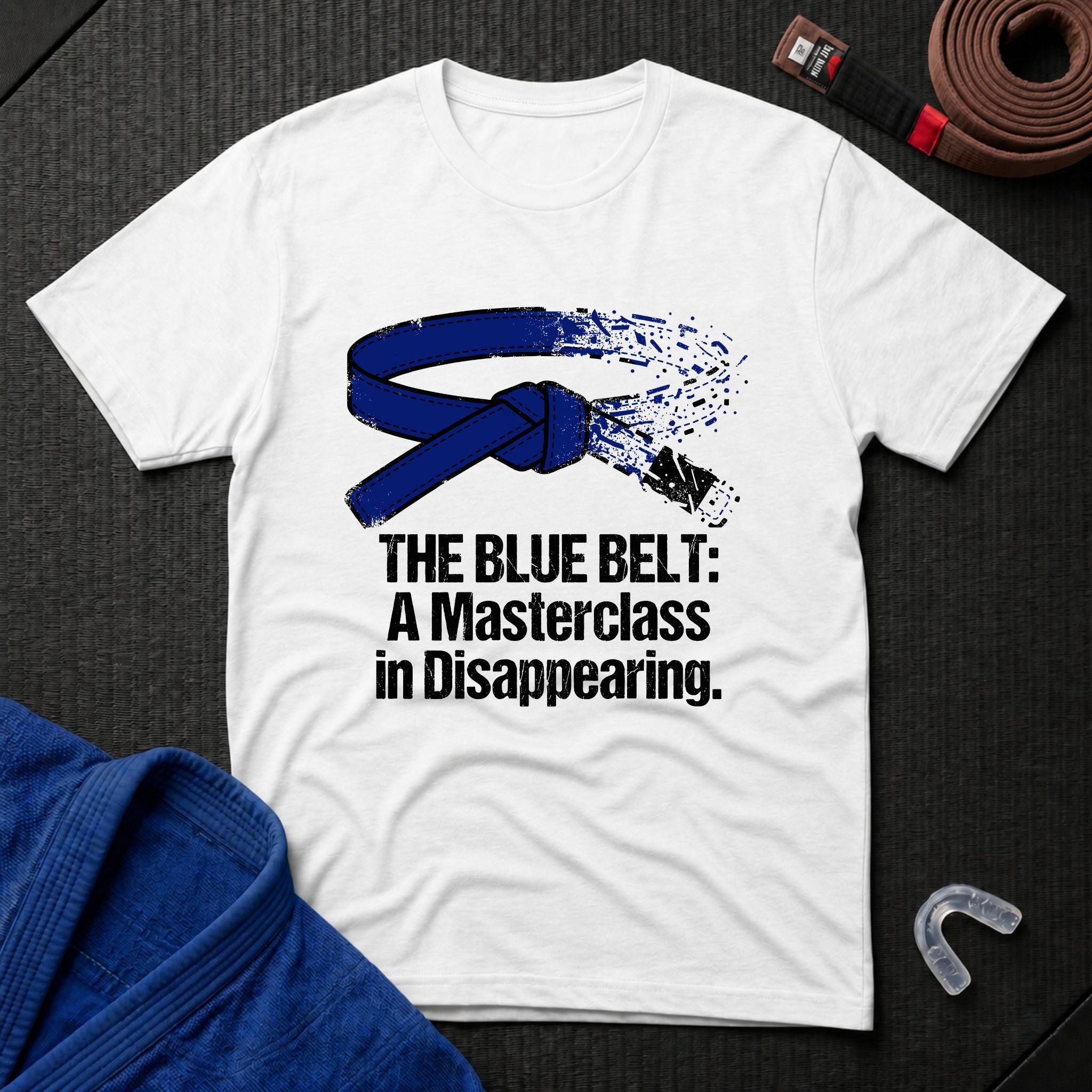Blue Belt Disappearing T-Shirt